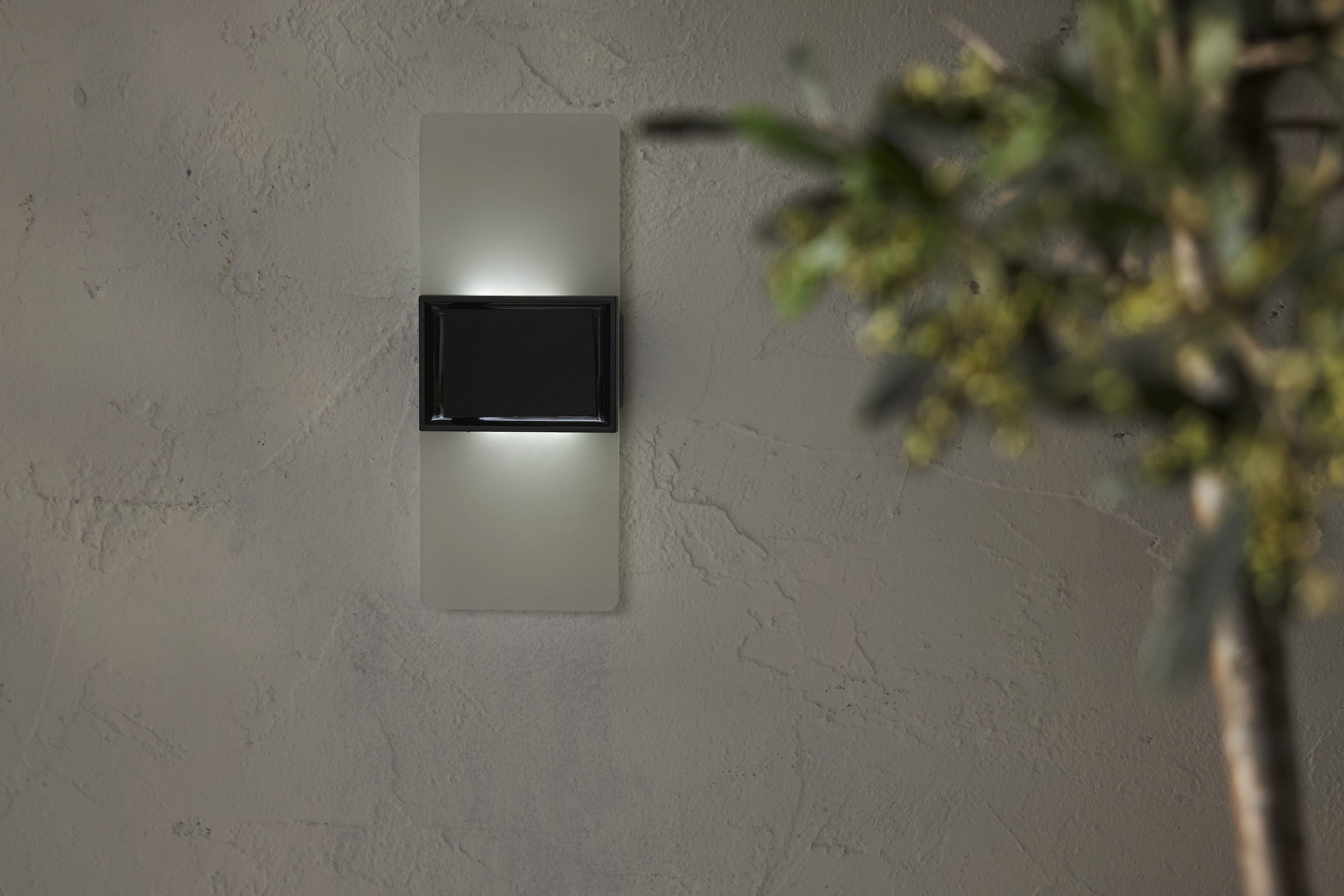 Parforce Traditional Hunting LED Solarleuchte »Solar Wandleuchte Wandy Frost« LED-Board 1 Stk. Warmweiß 2 Lichtfarben, frosted Oberfläche, Dämmerungssensor