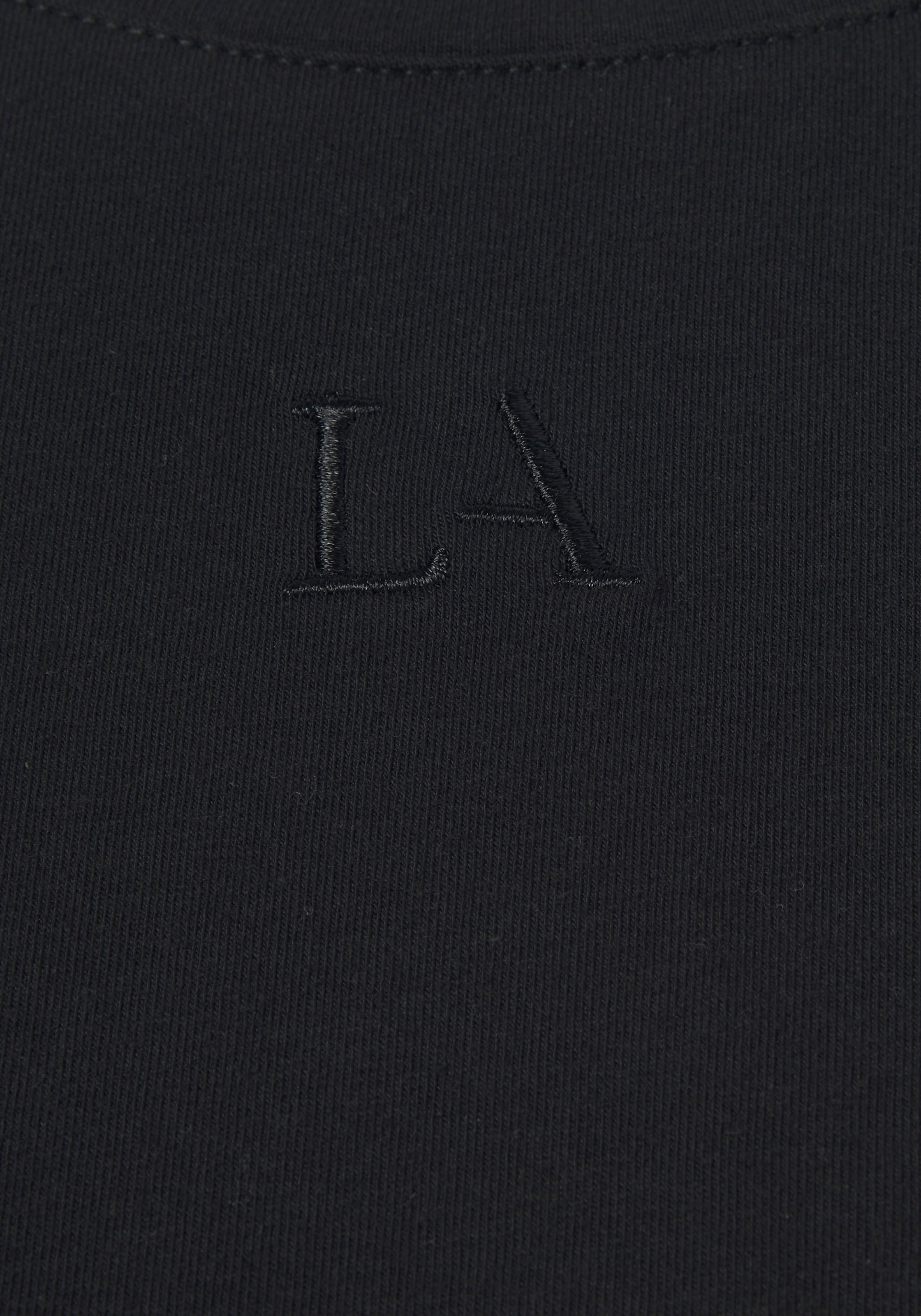 mit Lagen-Look und Schnitt kaufen LASCANA Kurzarmshirt, online kastigem
