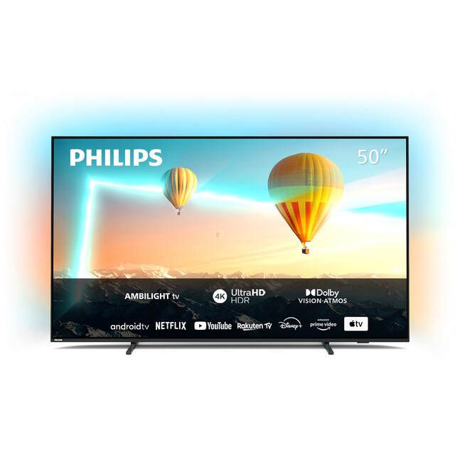 »65PUS8007/12«, Android cm/65 Ultra kaufen Rechnung TV-Smart-TV 4K LED-Fernseher HD, Philips auf Zoll, 164