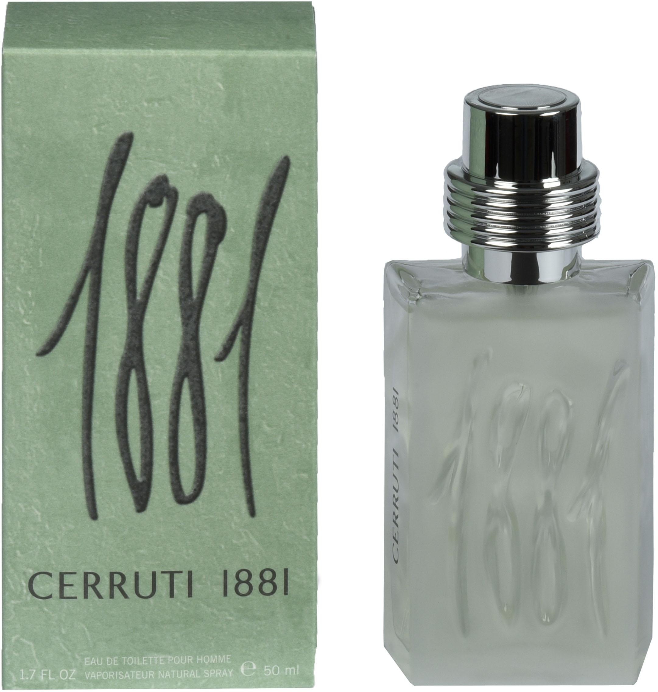 CERRUTI Eau de Toilette »Cerruti 1881 Homme«, mit würzigen Kräutern in der Eröffnung