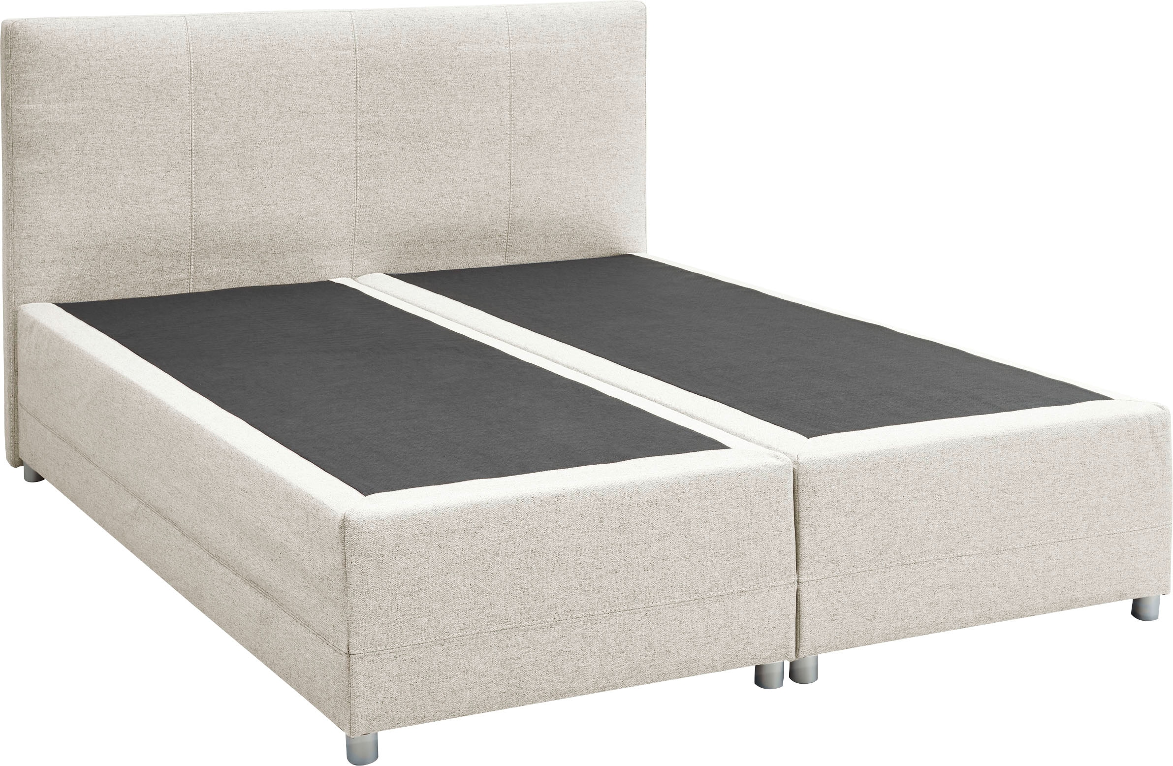 ED EXCITING DESIGN Boxspringbett »Luanda«, wahlweise mit Matratze und Toppe günstig online kaufen