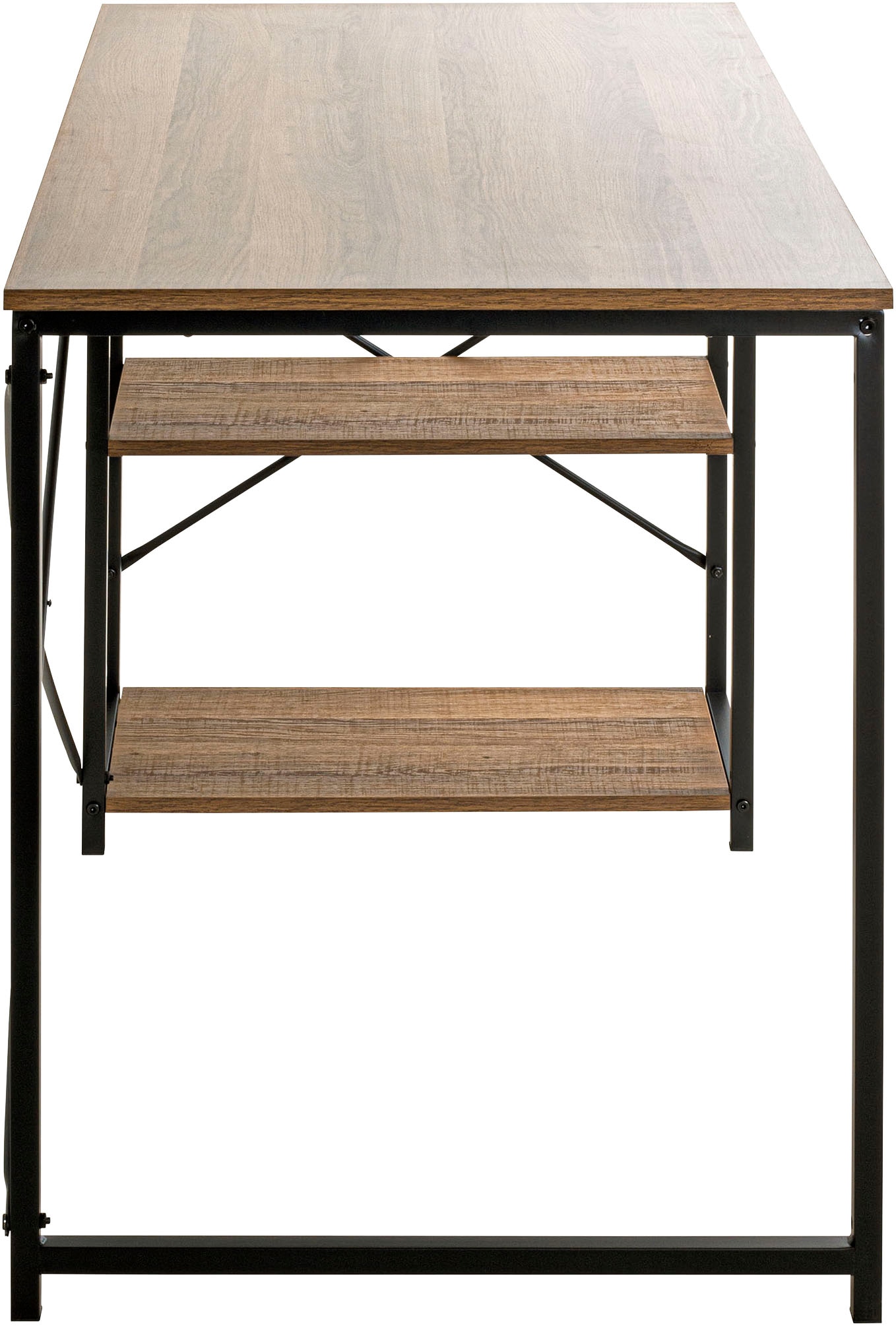 HAKU Schreibtisch »Arbeitstisch, Bürotisch« 1 Stk. tlg. rechteckig - aus Holzwerkstoff Braun B/T/H 120/60/74 cm