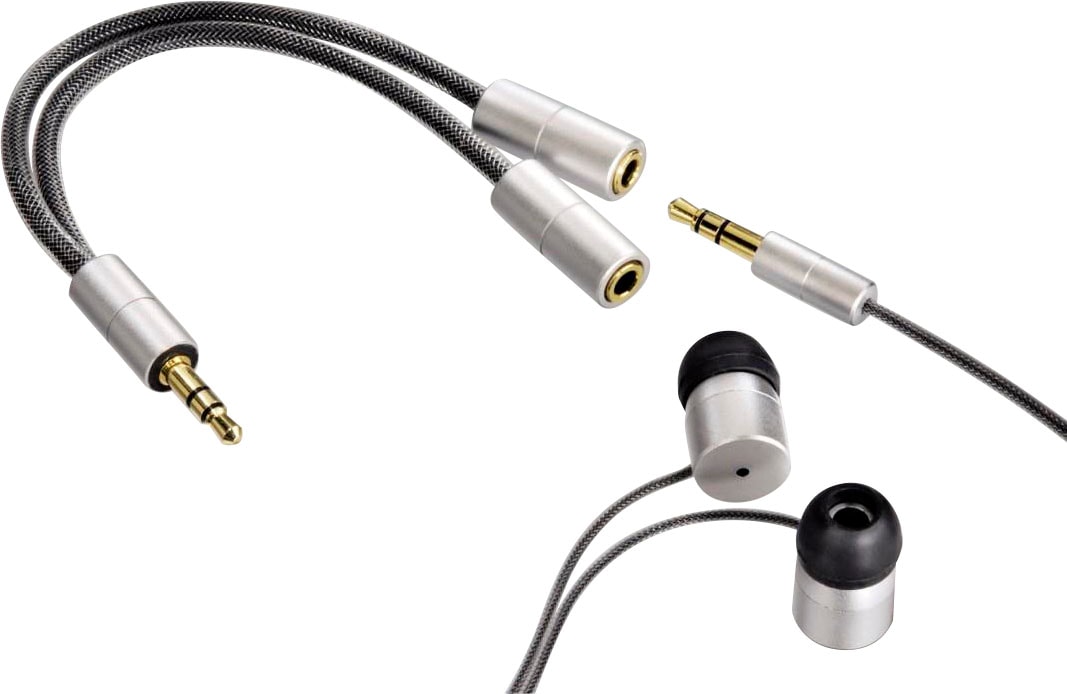 2. Bild von Hama Audio-Kabel »Klinkenstecker Klinkenkabel Kopfhörer Adapter (15 cm) 3,5 mm«, 3,5-mm-Klinke, 3,5-mm-Klinke, 10 cm