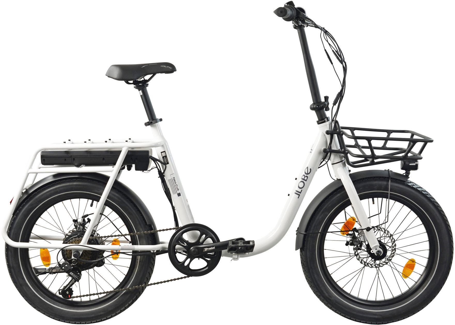 LLobe E-Bike »Elektro Faltrad 20" Neo.cult weiß«, Shimano, Tourney, Heckmotor 250 W