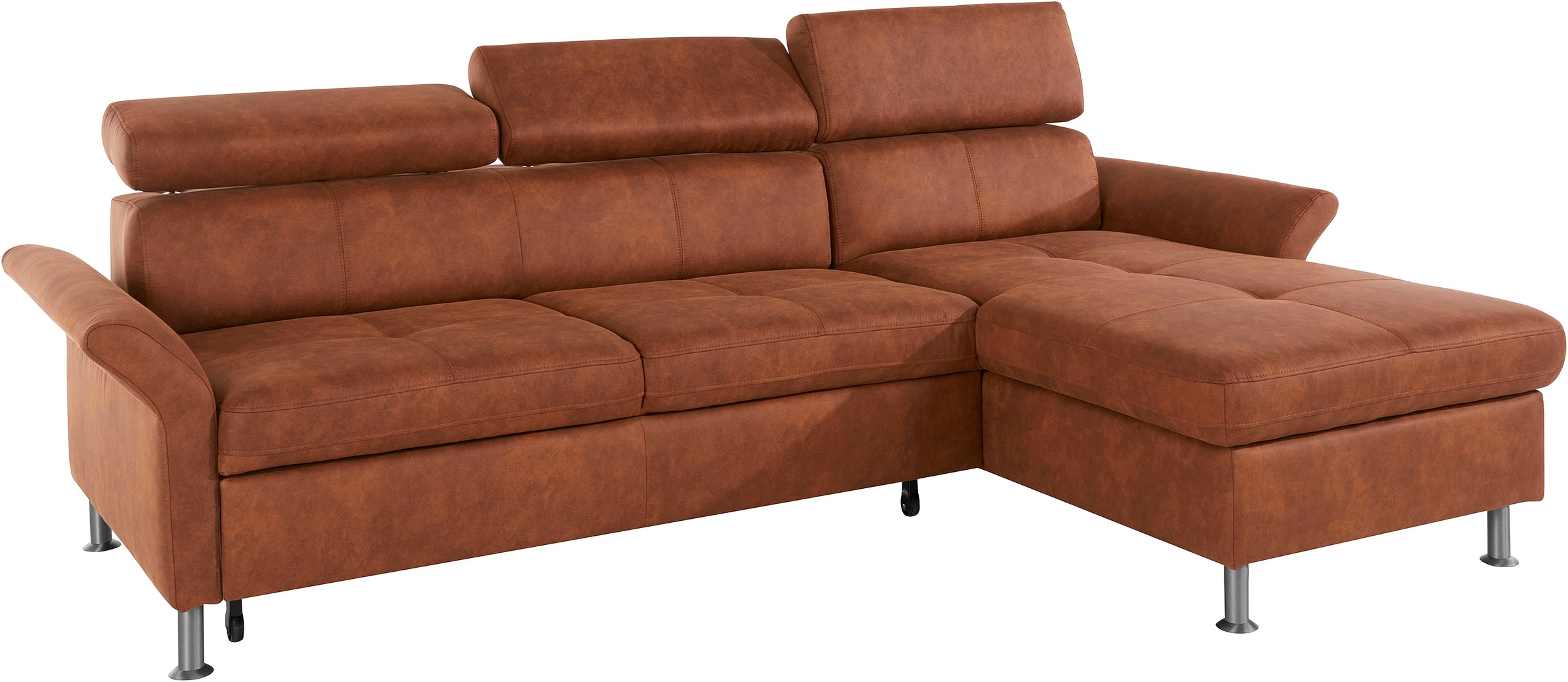 exxpo - sofa fashion Ecksofa »Maretto, bequem & komfortabel, bodenfrei, Bre günstig online kaufen