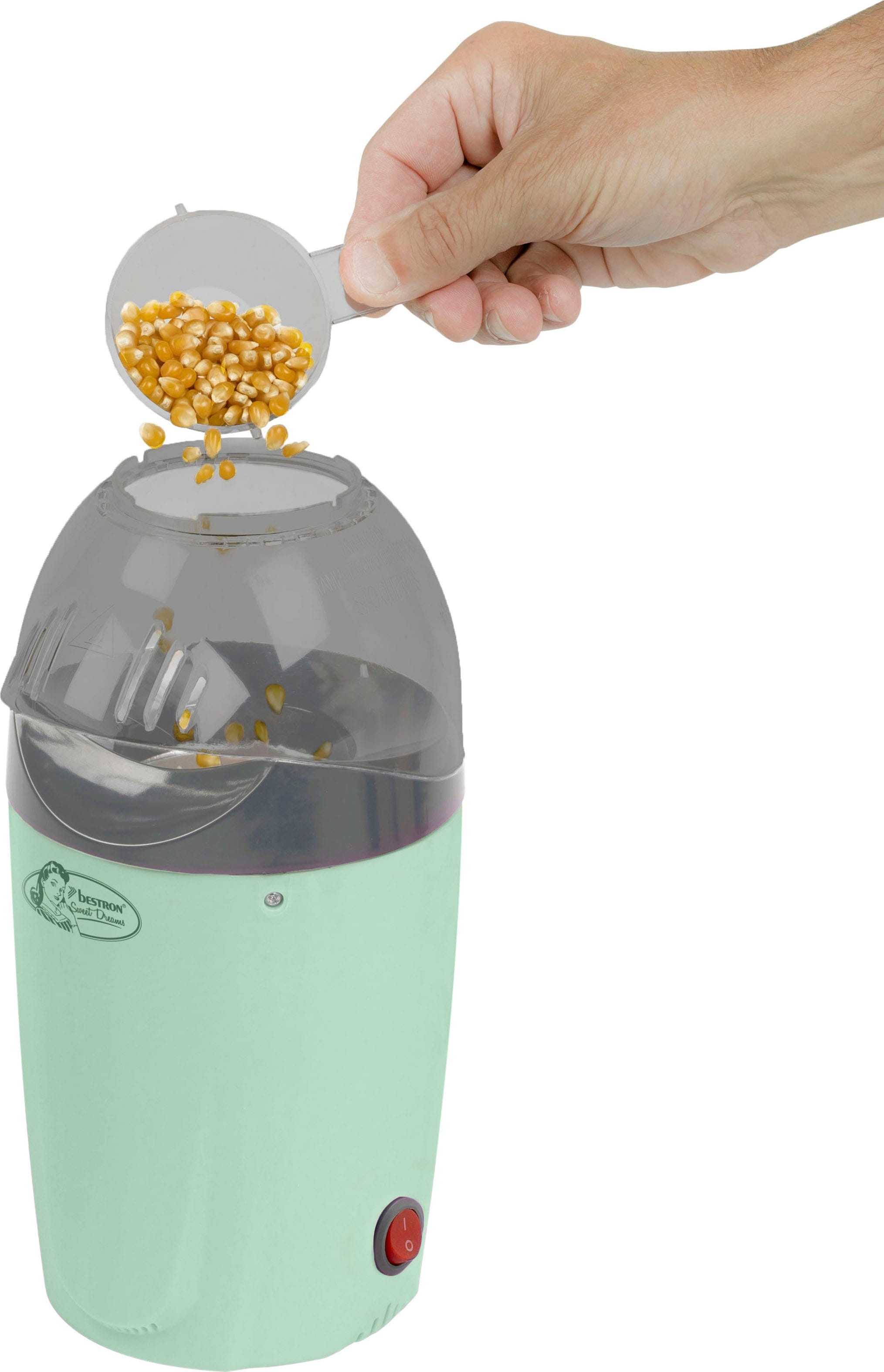 [Sofortige Lieferung! Bis zum halben Preis! ] bestron Popcornmaschine »APC1007M«, Heißluft, fertig online fettfreie bei Min., Zubereitung 2 in