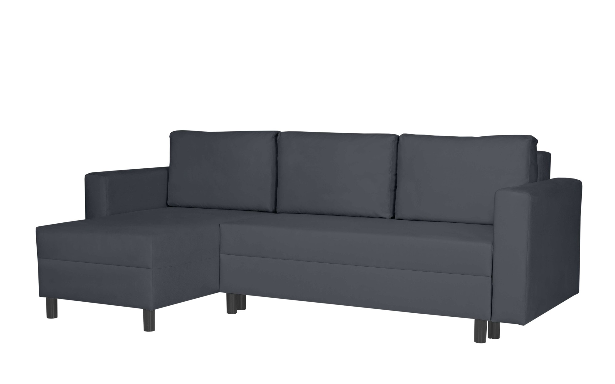 INOSIGN Ecksofa »GLENOE Schlafsofa mit Bettkasten, Recamiere beidseitig montierbar«, L-Form, Maße B/T/H: 230/135/84,5 cm, Velvet & Struktur weich