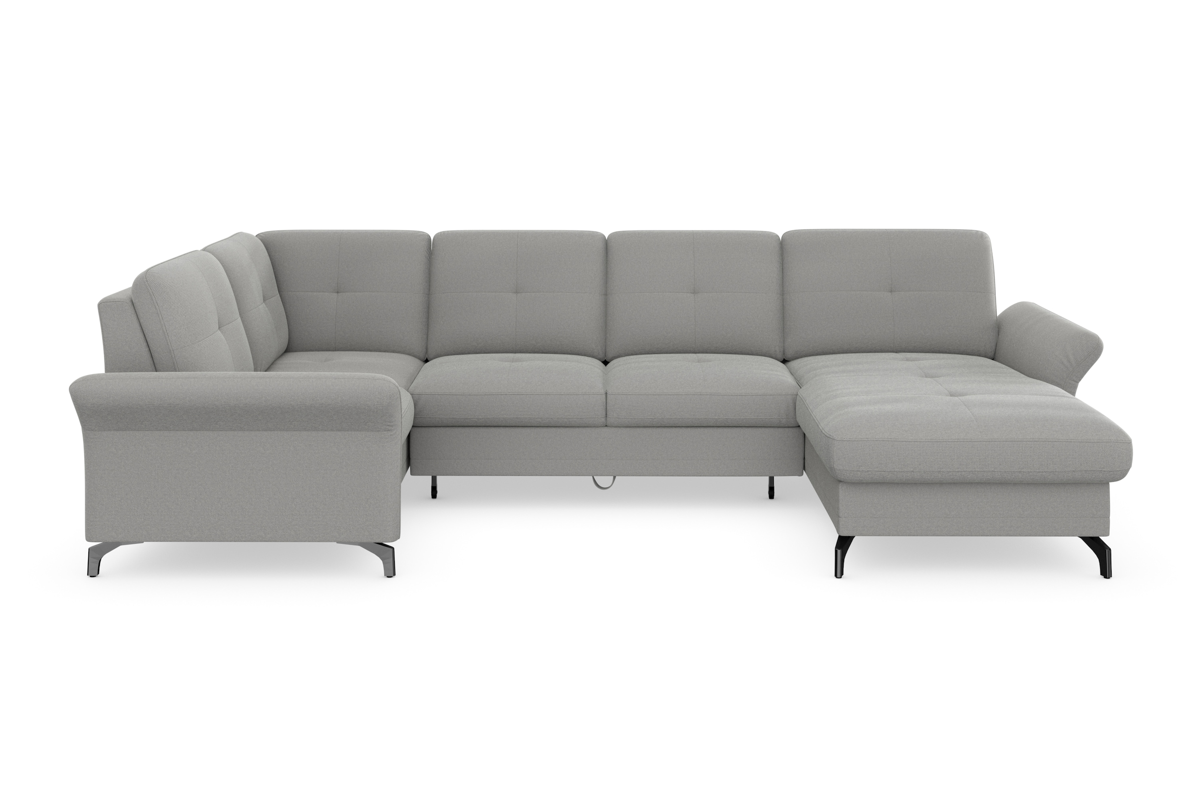 Home affaire Wohnlandschaft »Calando U-Form« wahlweise mit Bettfunktion, Be günstig online kaufen