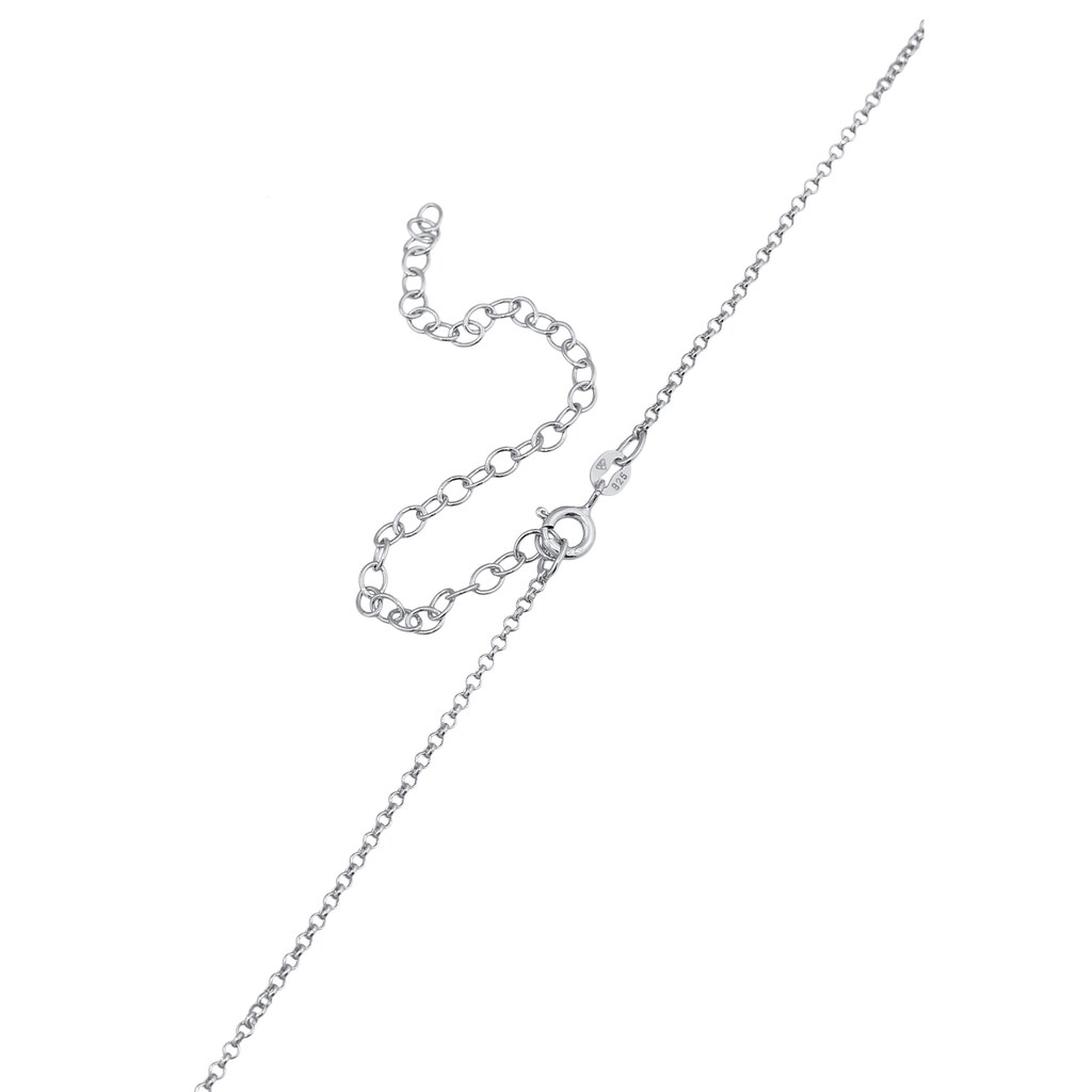 Elli Bauchkette »Taillenkette Body Chain Kugelkette Kristall 925 Silber«