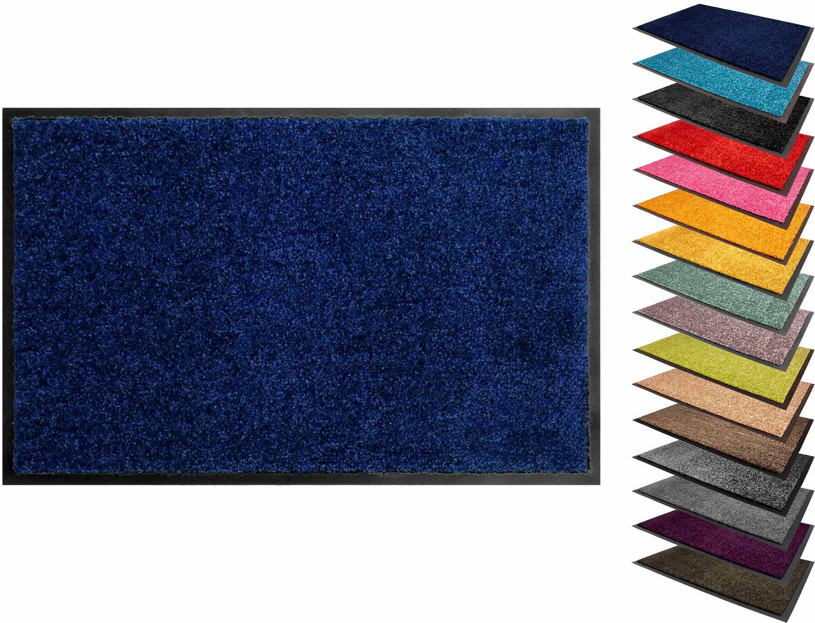 Primaflor-Ideen in Textil Fußmatte »Schmutzfangmatte CLEAN PRO, Made in Belgium«, rechteckig, 8 mm Höhe, Uni-Farben, UV-beständig, strapazierfähig, waschbar