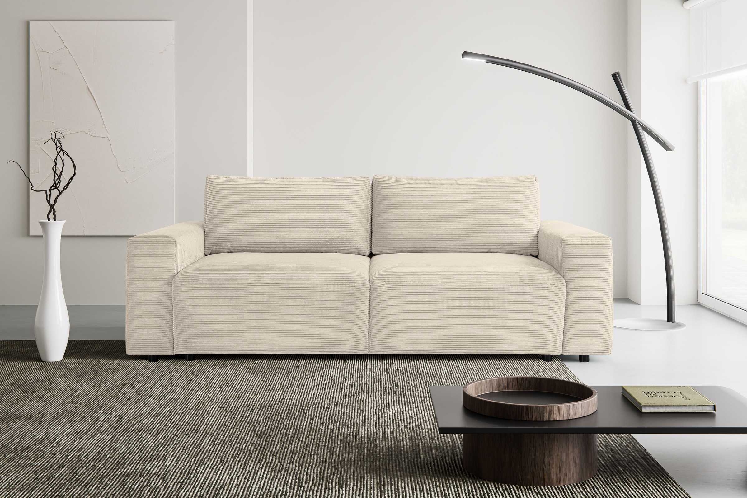 WERK2 Schlafsofa »Lima, inkl. Bettkasten, bequem, Mega Sofa: Breite 245 cm« günstig online kaufen