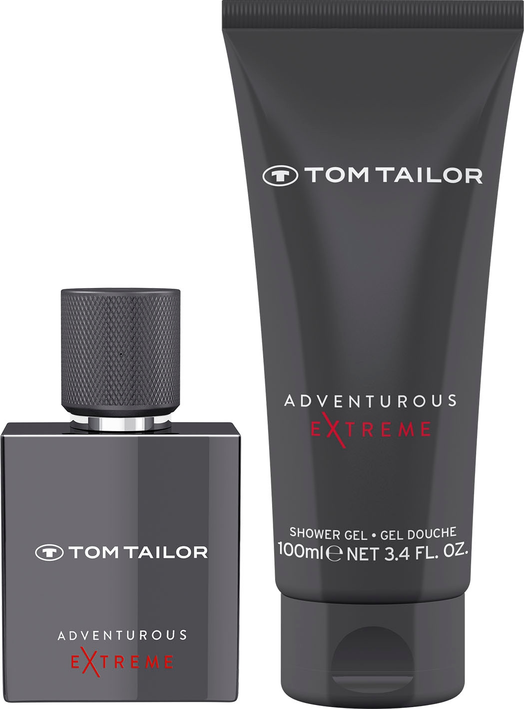 TOM TAILOR Eau de Toilette »Adventurous Extreme 30ml + SG 100ml«, (2 tlg.), EdT, Männerduft, Parfum for him, Duschgel