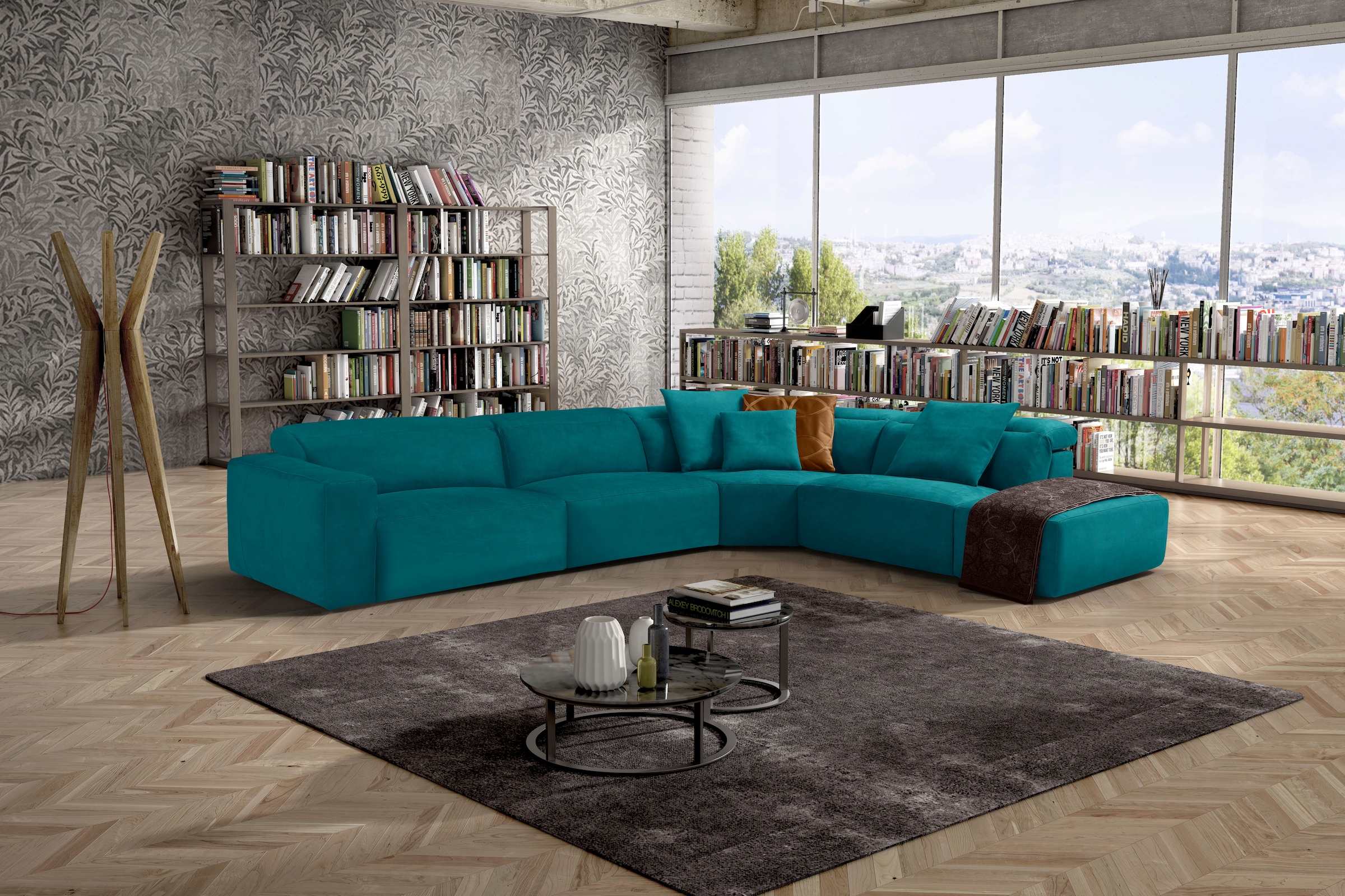 Egoitaliano Ecksofa "Beverly, extravangantes Designsofa mit erstklassigem S günstig online kaufen