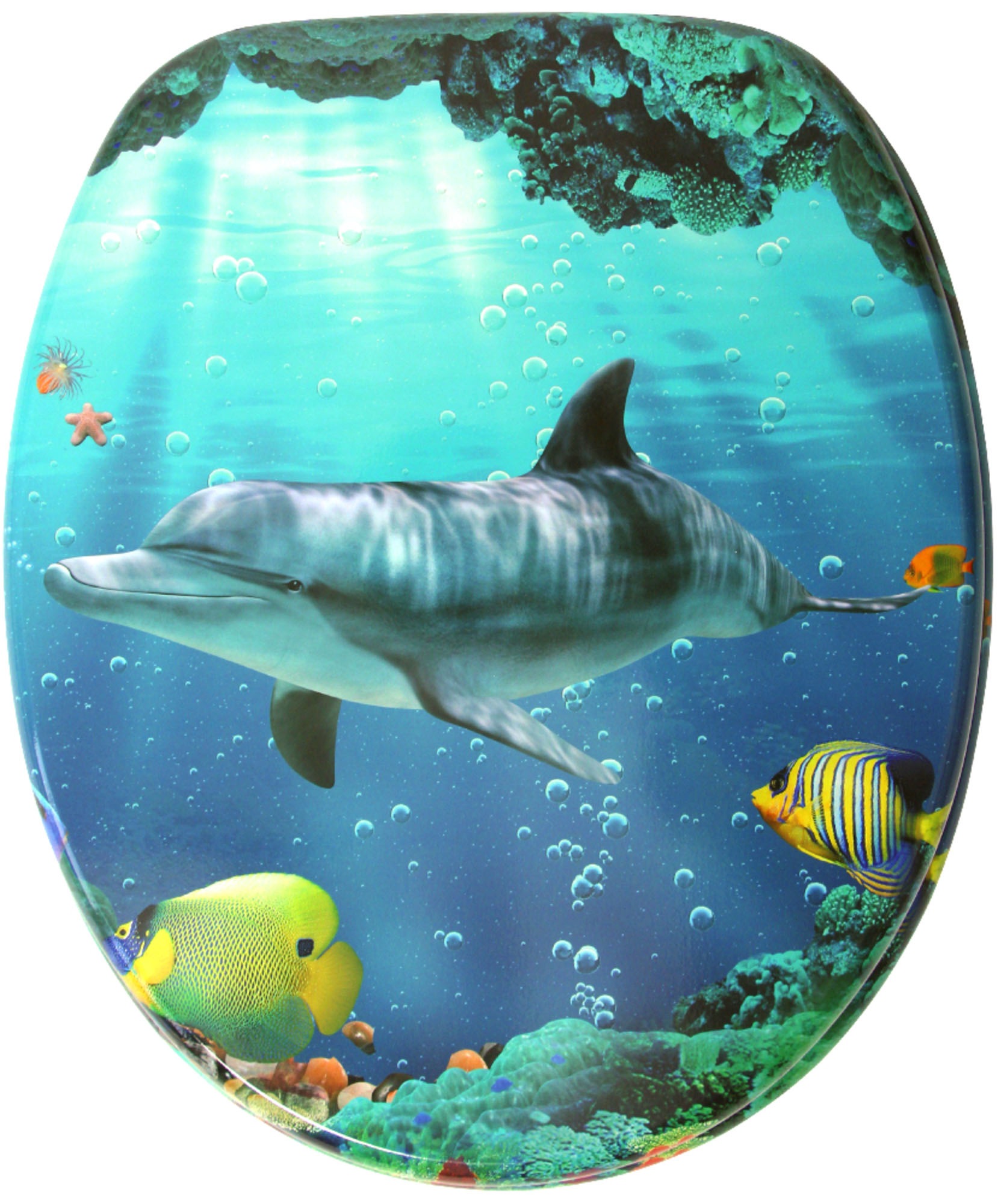Sanilo Badaccessoire-Set »Delphin Korallen«, (Komplett-Set, 6 tlg.)