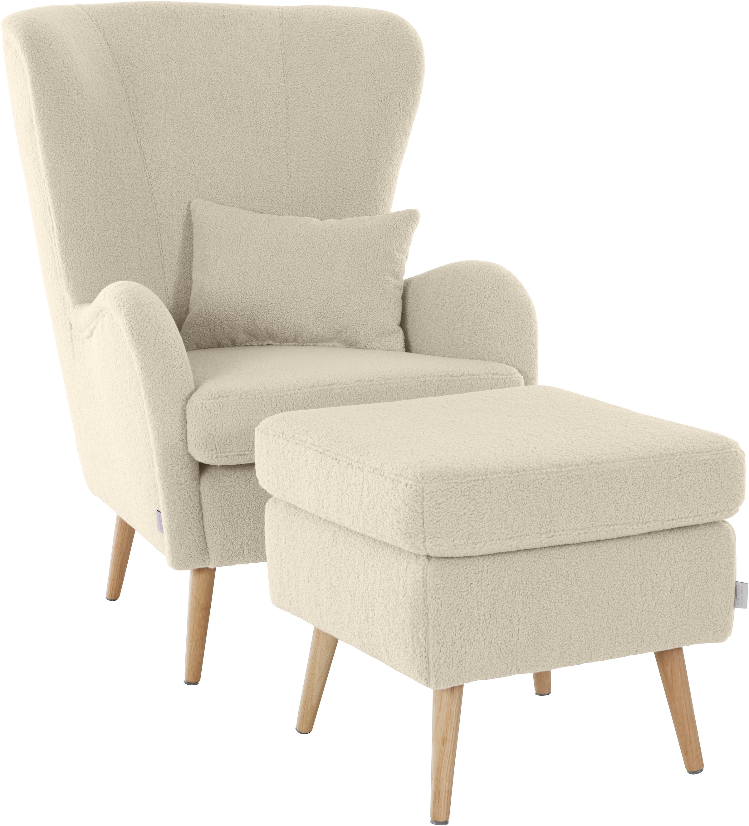 Guido Maria Kretschmer Home&Living Sessel »Salla auch in Fellimitat und Fei günstig online kaufen