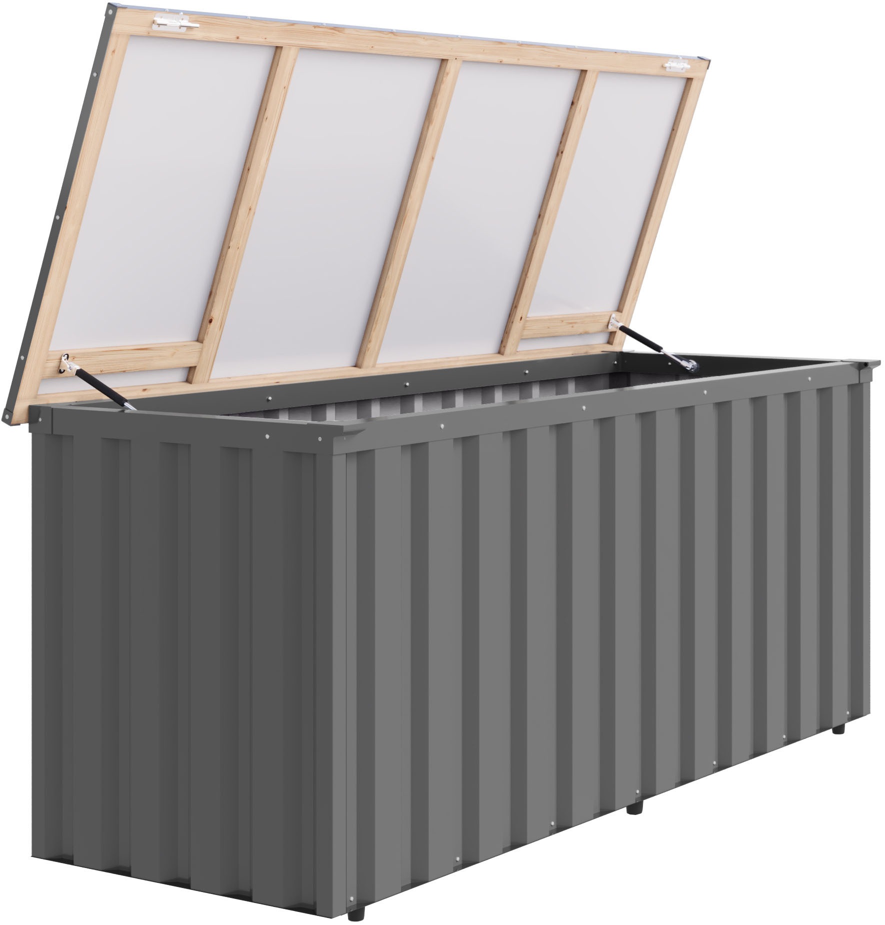 Karibu Aufbewahrungsbox »Ferrum 3« mit Leimholzrahmen