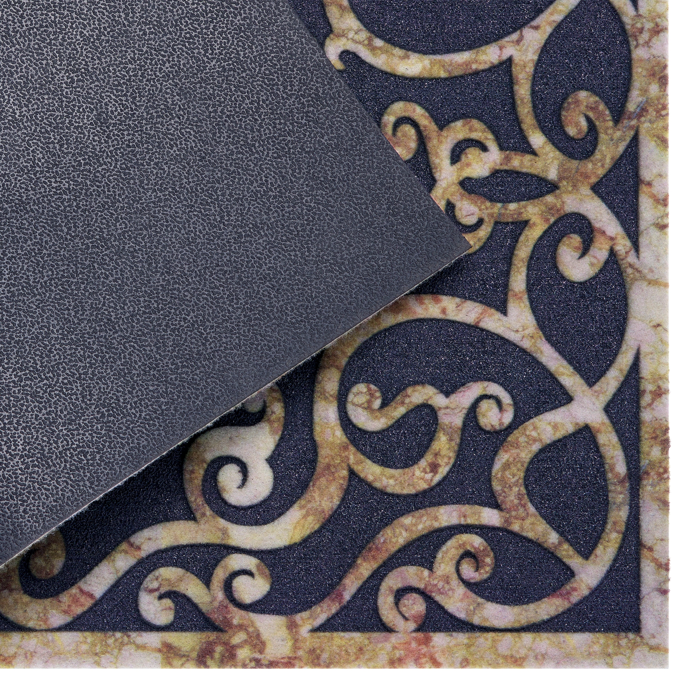 Home affaire Fußmatte »Welcome Ornament«, rechteckig, mit Spruch,  Schrift-Design, Rutschhemmend, Schmutzfang auf Raten bestellen | Flachgewebe-Teppiche