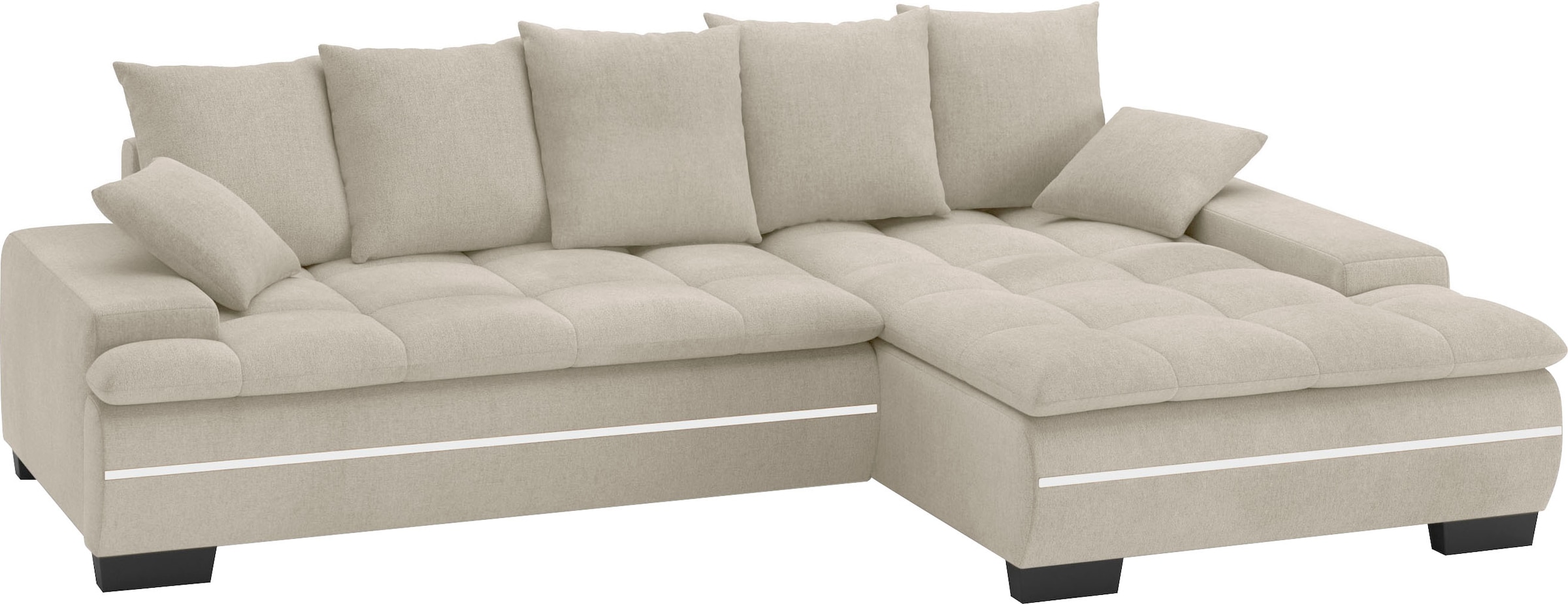 Mr. Couch Ecksofa »Haiti II, L-Form«, RGB-LED Beleuchtung, wahlweise mit Ka günstig online kaufen