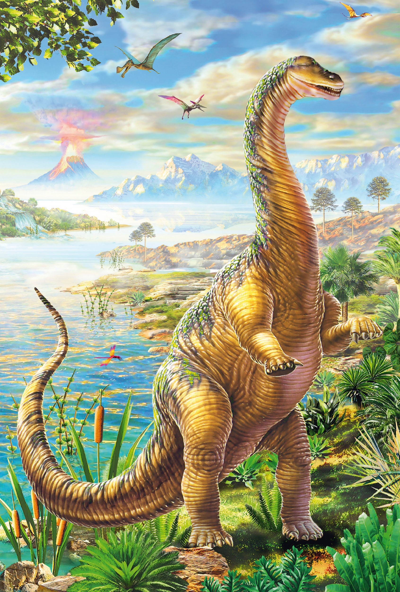 Schmidt Spiele Puzzle »Abenteuer mit den Dinos«, (144 tlg.), 3x48 Teile