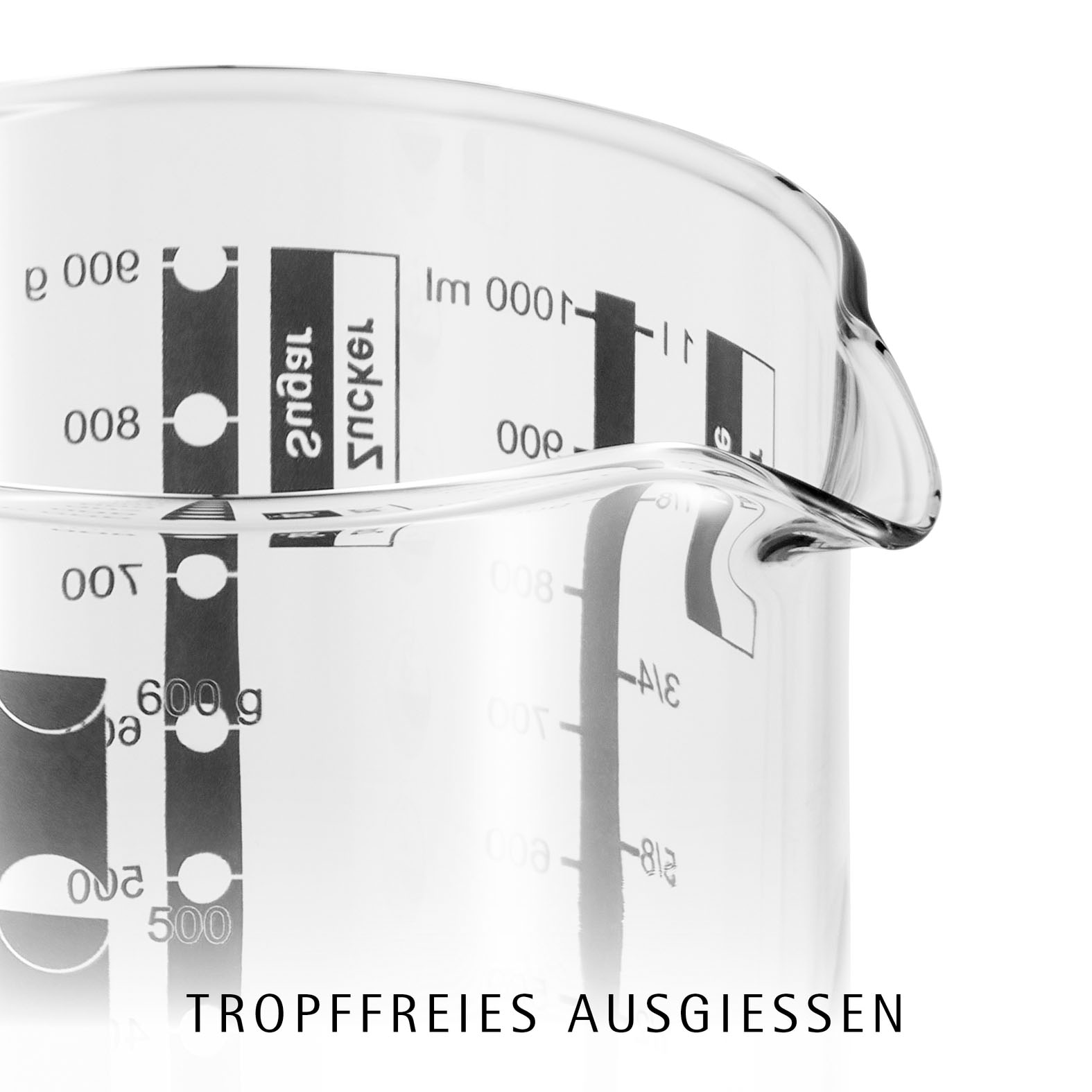 WMF Messbecher »Gourmet« Glas 1 Stk. tlg. Kleinstmengen genau ablesbar