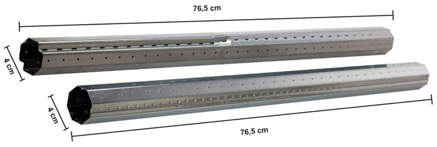 SCHELLENBERG Achtkantwelle »zum Aufwickeln eines Rollladens, Durchmesser 40 mm oder 60 mm«, Rollladenwelle für Mini-, und Maxisysteme, individuell kürzbar