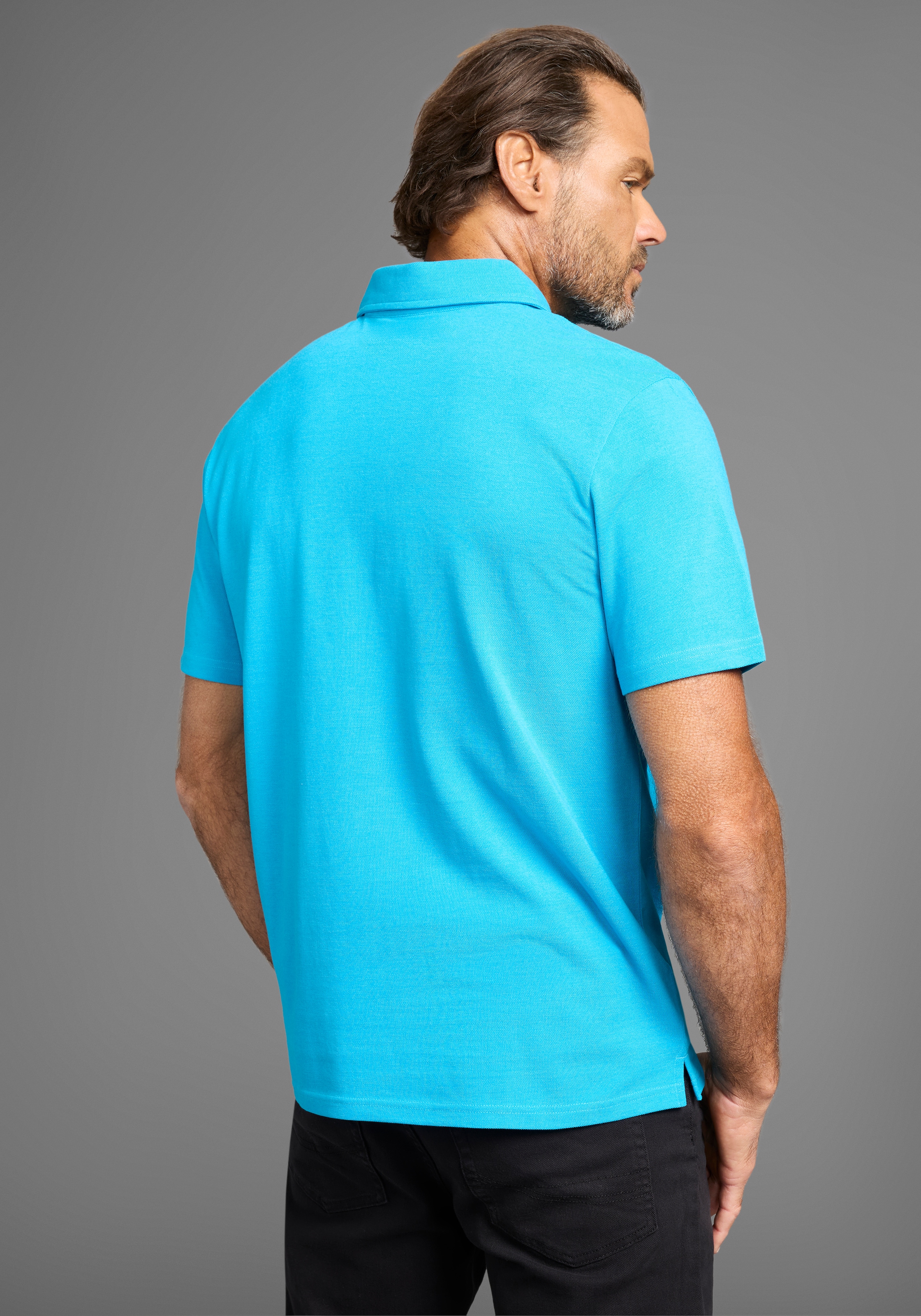 Man's World Poloshirt mit Brusttasche