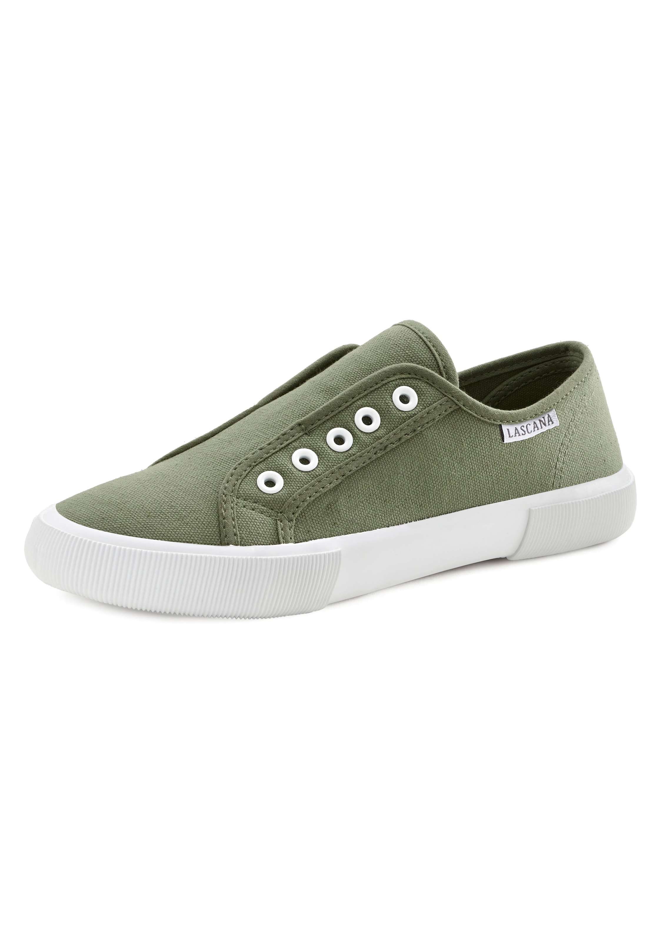 LASCANA Sneaker »Slip-On-Sneaker«, Slipper, Halbschuh, bequem zum Reinschlüpfen