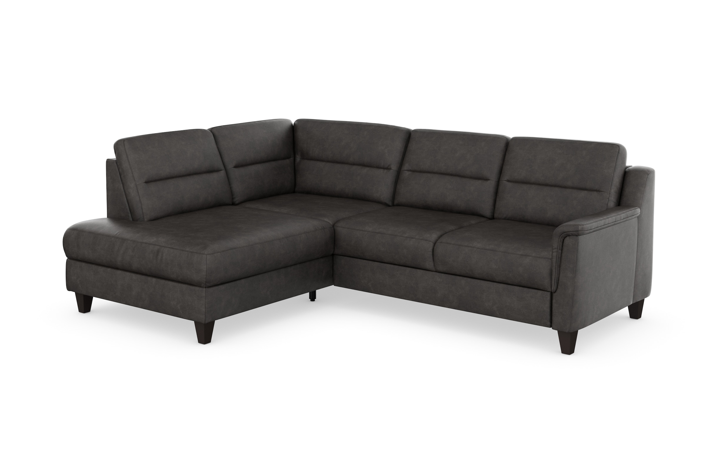 sit&more Ecksofa »Farö L-Form«, inklusive Federkern, wahlweise mit Bettfunktion und Bettkasten