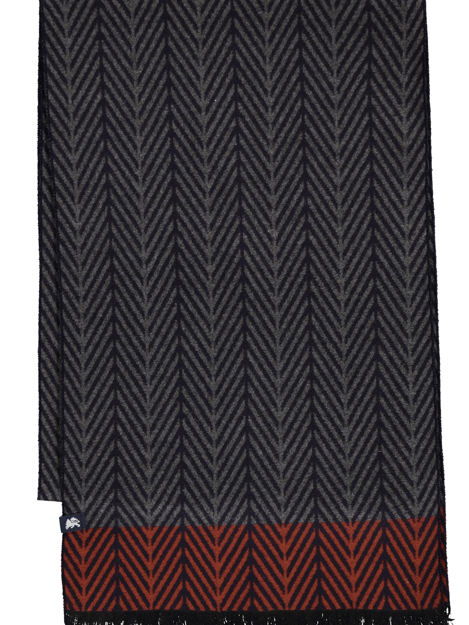 LERROS Wollschal »LERROS Herrenschal mit Fischgrat-Muster«