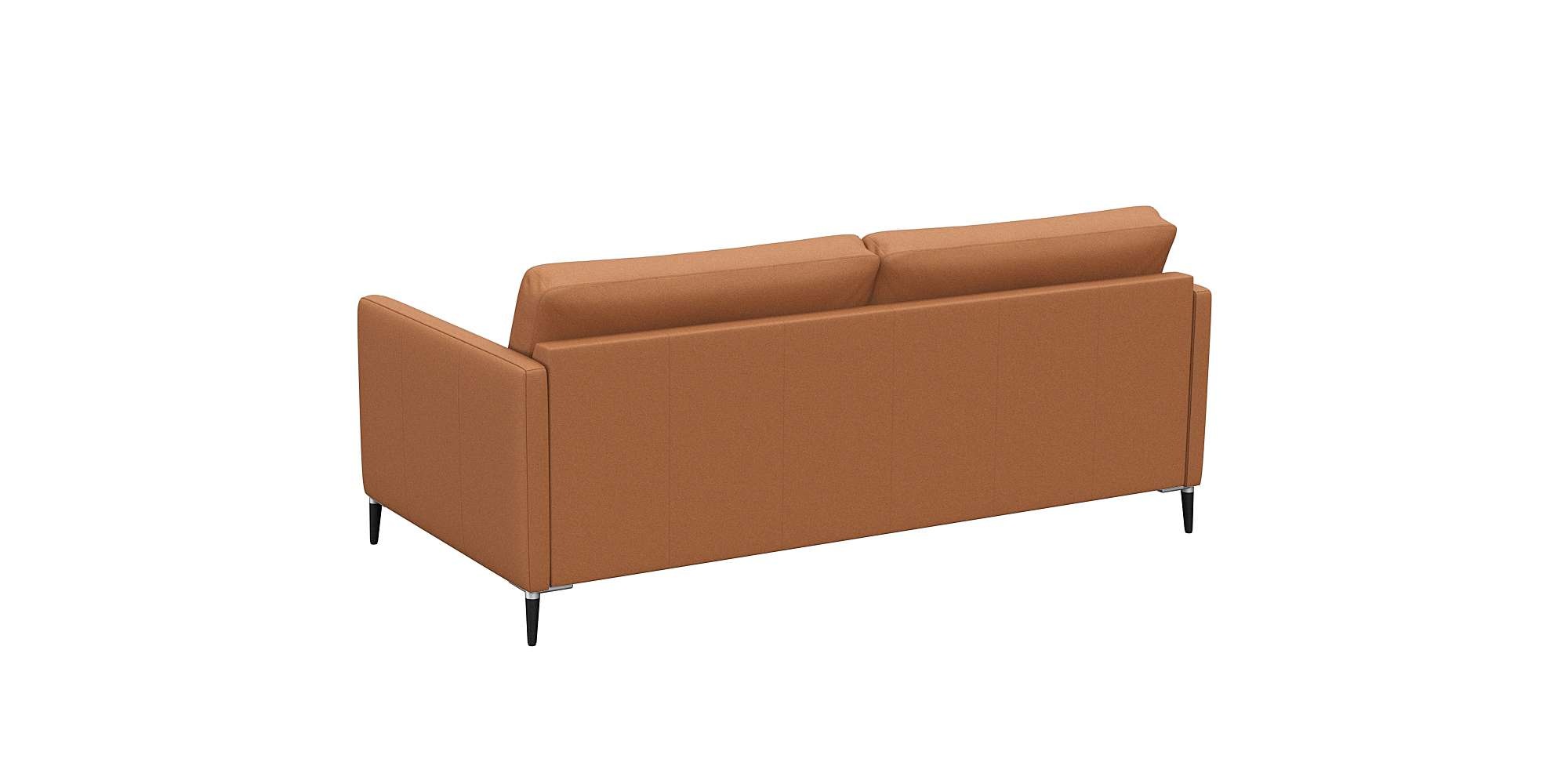 FLEXLUX 2,5-Sitzer »Fiore, super bequem durch hochwertigen Sitzaufbau mit Kaltschaum«, schmale Armlehnen, Füße Alu+schwarz