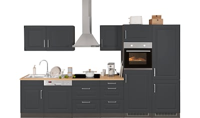 HELD MÖBEL Küchenzeile »Stockholm«, mit E-Geräten, Breite 340 cm, mit hochwertigen MDF... kaufen