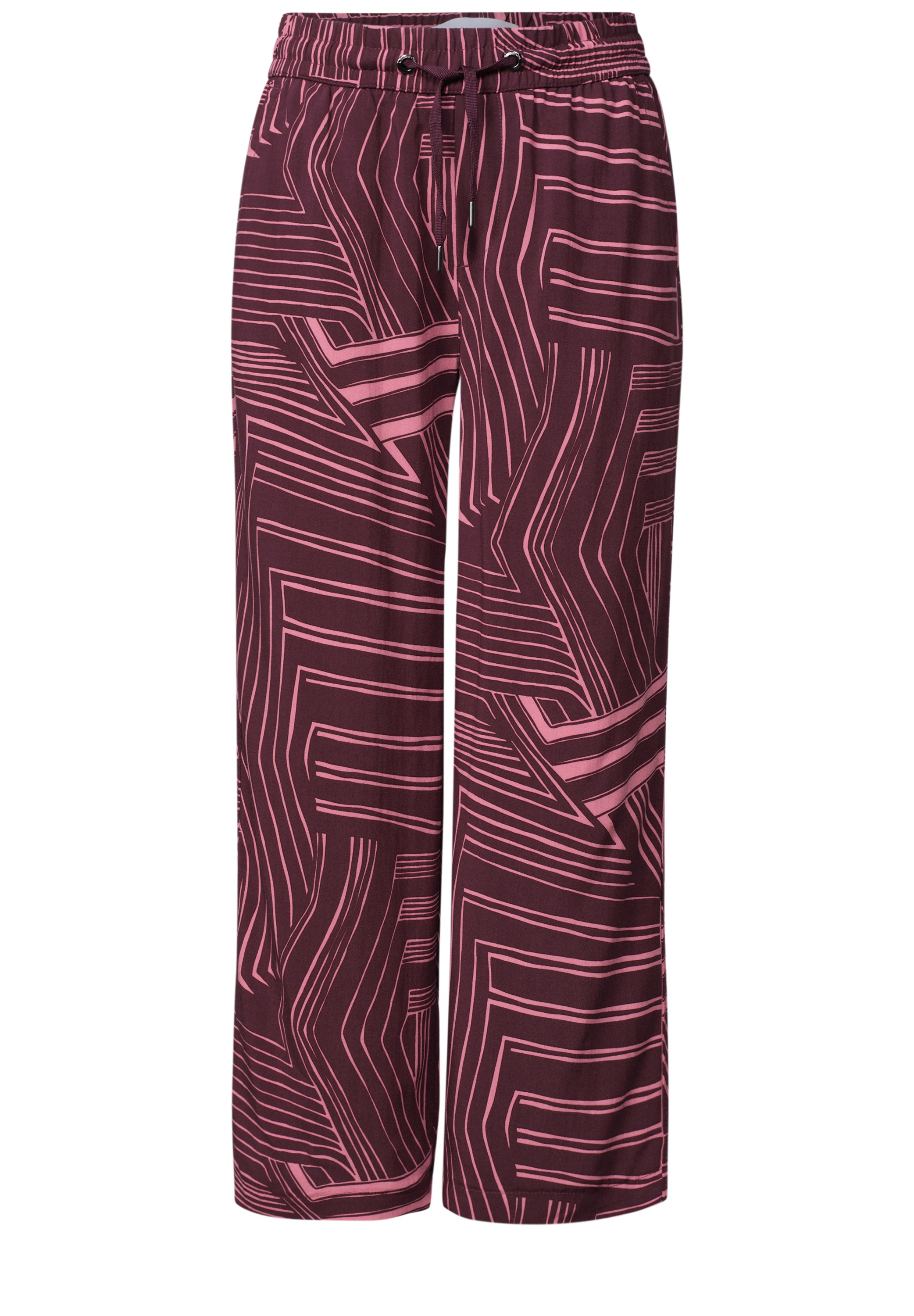 STREET ONE Culotte »Style Emee«  7/8 High Waist Culotte - Sommerhose -  mit Muster