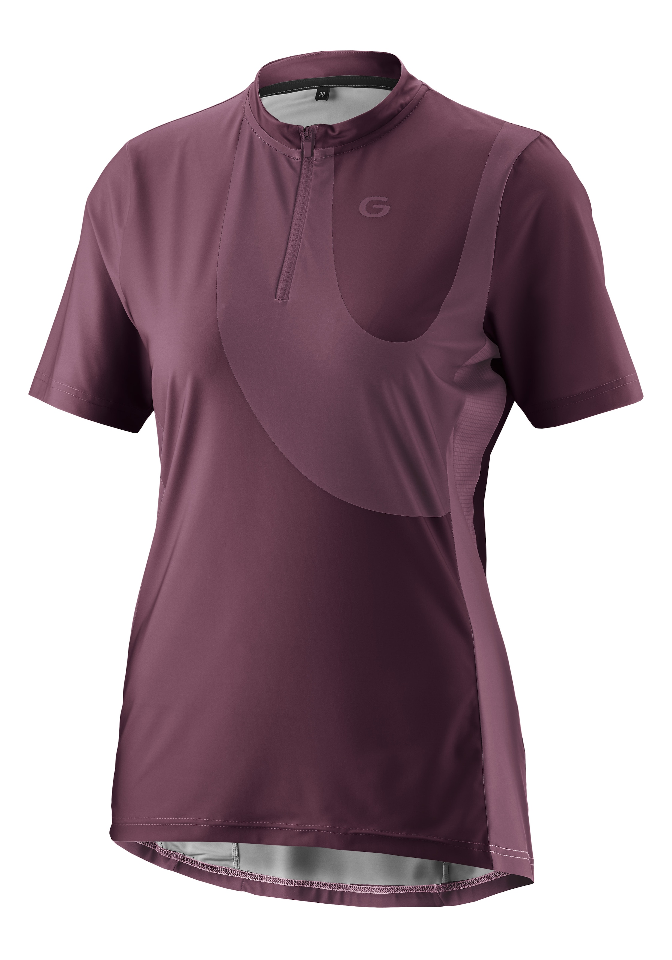 Gonso Radtrikot »Adventure Jersey Halfzip W« Damen Fahrradtrikot, modernes Half-Zip Trikot mit Rückentasche