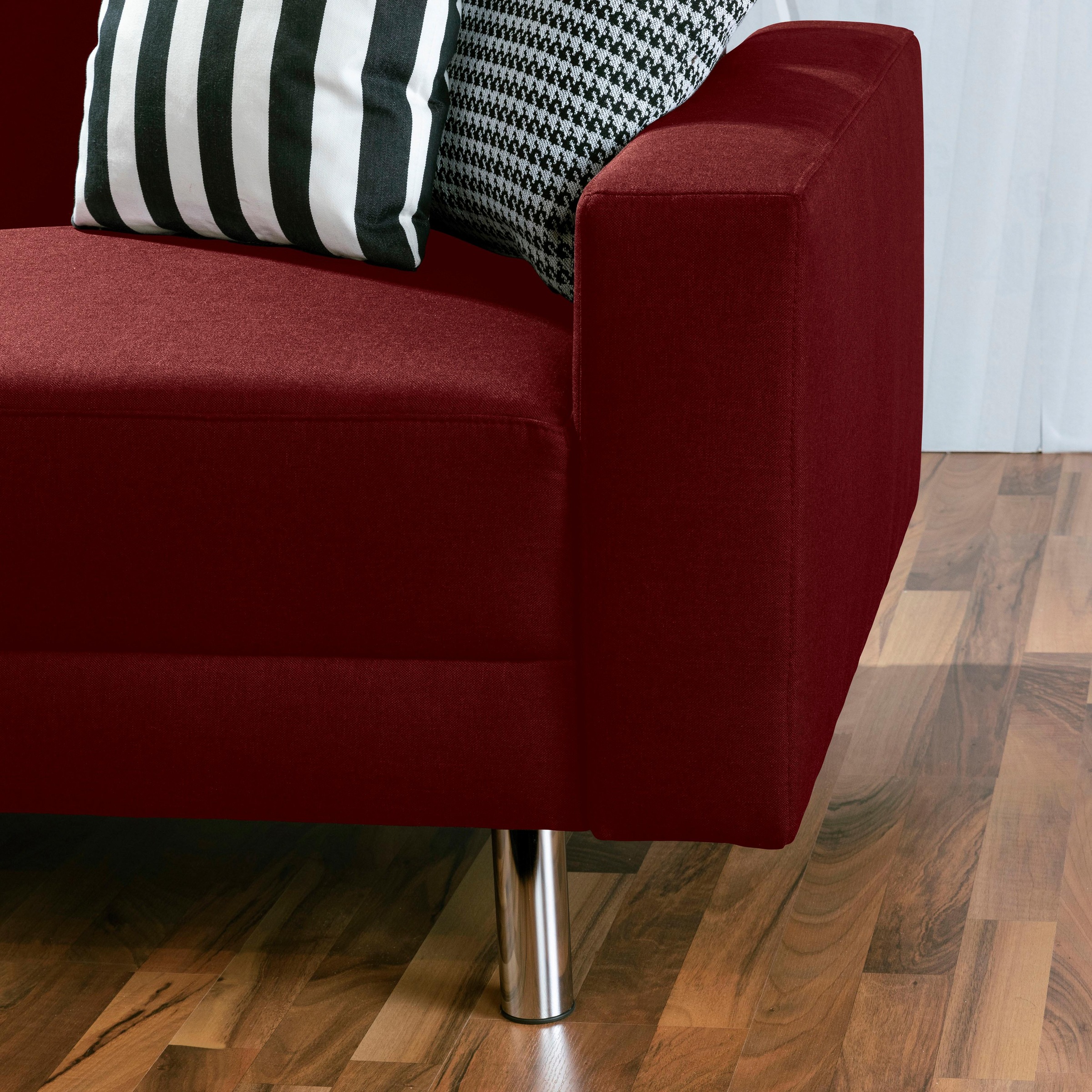 Max Winzer® Schlafsofa »Just Fresh«, mit Rückenverstellung, inklusive Stauraumhocker