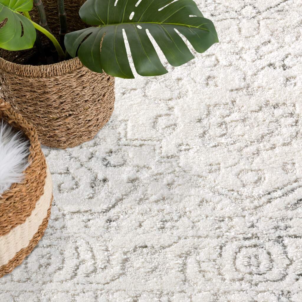 Carpet City Teppich »LOUNGE 0638« rechteckig 15 mm Höhe Kurzflor-Teppich Modern, Hoch-Tief-Struktur,  Wohnzimmer, Schlafzimmer