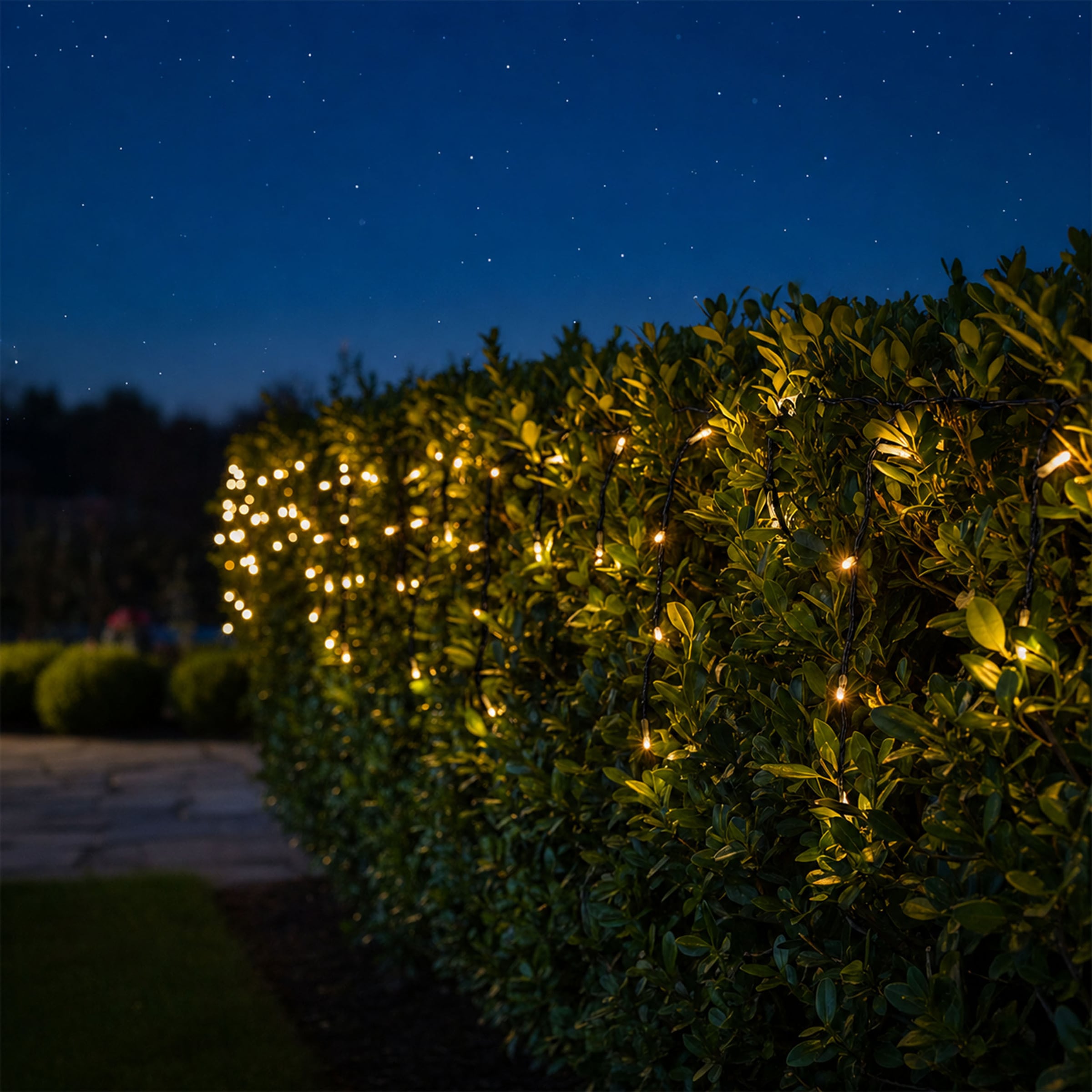 OTTO home LED-Lichterkette »in 3/6/12/18 u. 24 m Länge, Outdoor Indoor, Lichtfunktionen, Garten« warmweiß, 8 Modi, 6/18h Timer, schwarz o. weiß, außen, innen