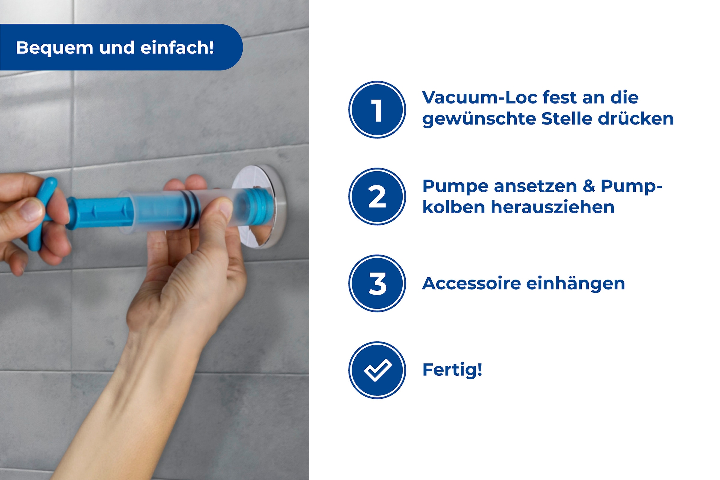 WENKO Zahnputzbecher »Vacuum-Loc® Milazzo«, befestigen ohne bohren