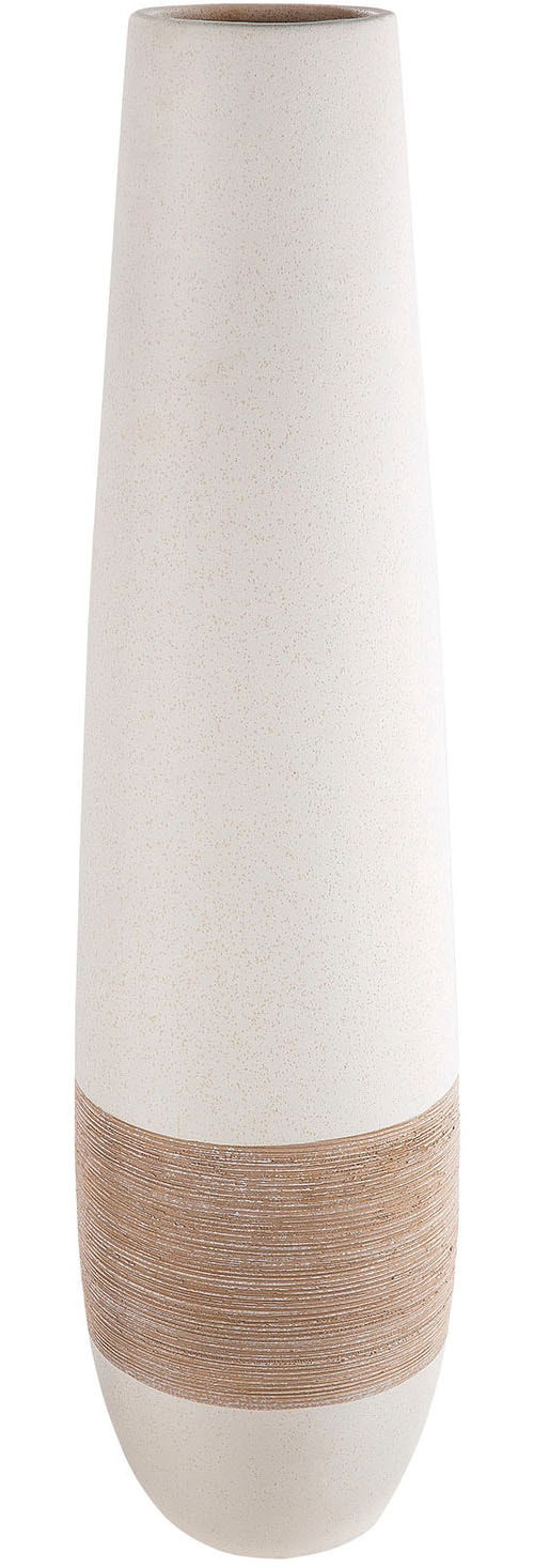 GILDE Bodenvase »Vase Olbia creme H. 66 cm«, (1 St.) günstig online kaufen
