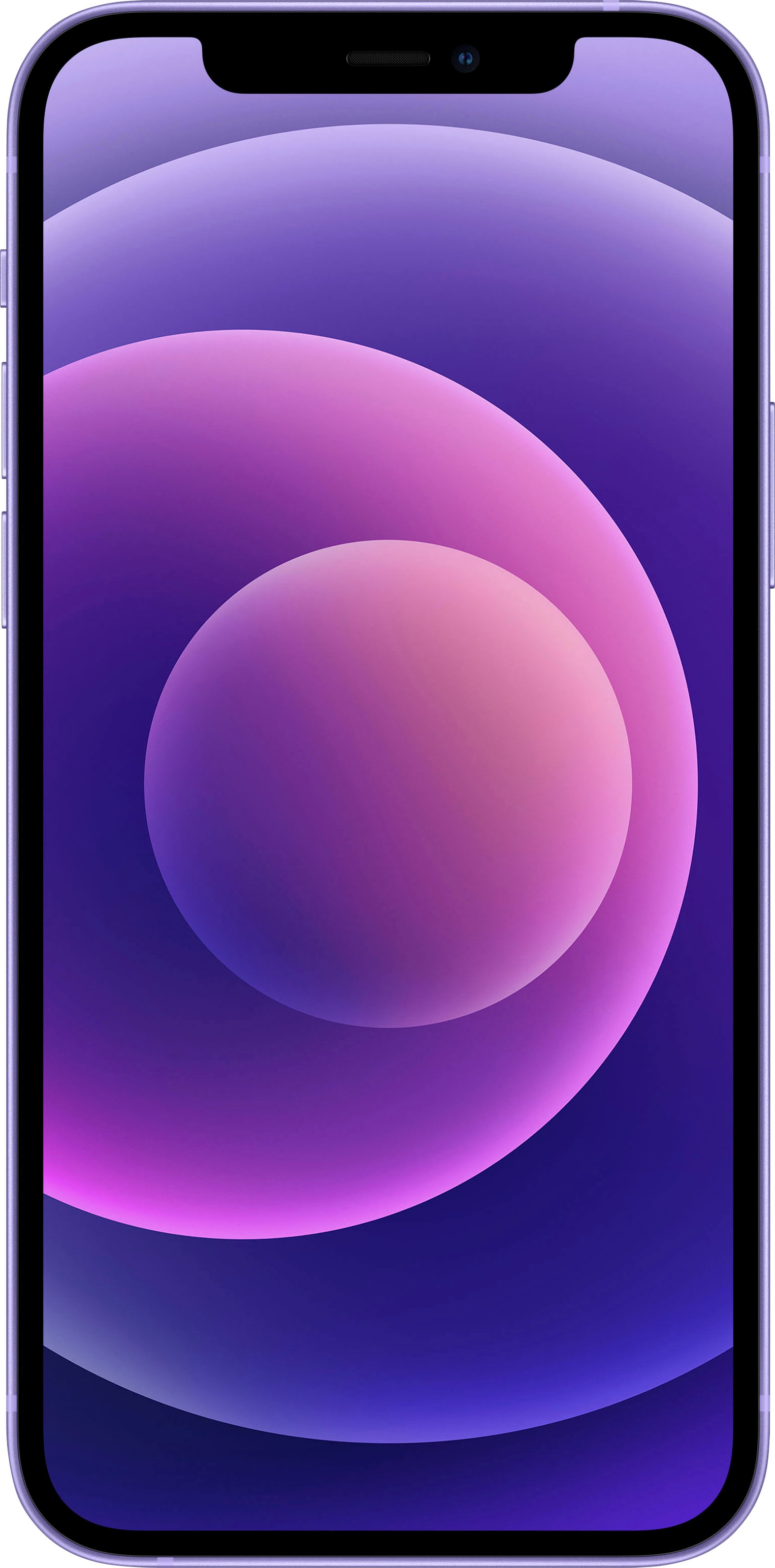 Apple Smartphone »iPhone 12 128GB«, purple, ohne Strom Adapter und Kopfhörer, kompatibel mit AirPods, Earpods