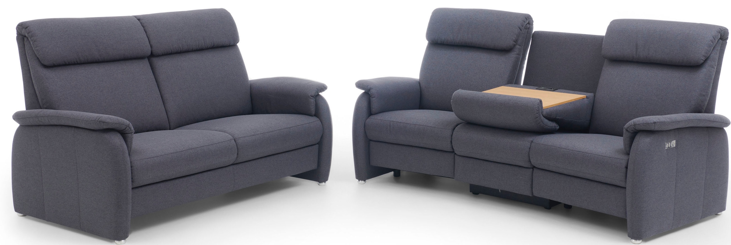 Home affaire 2-Sitzer »Turin   auch mit Easy care-Bezug: leicht mit Wasser zu reinigen« mit hochwertigem Federkern, hoher Rücken bietet besonderen Komfort