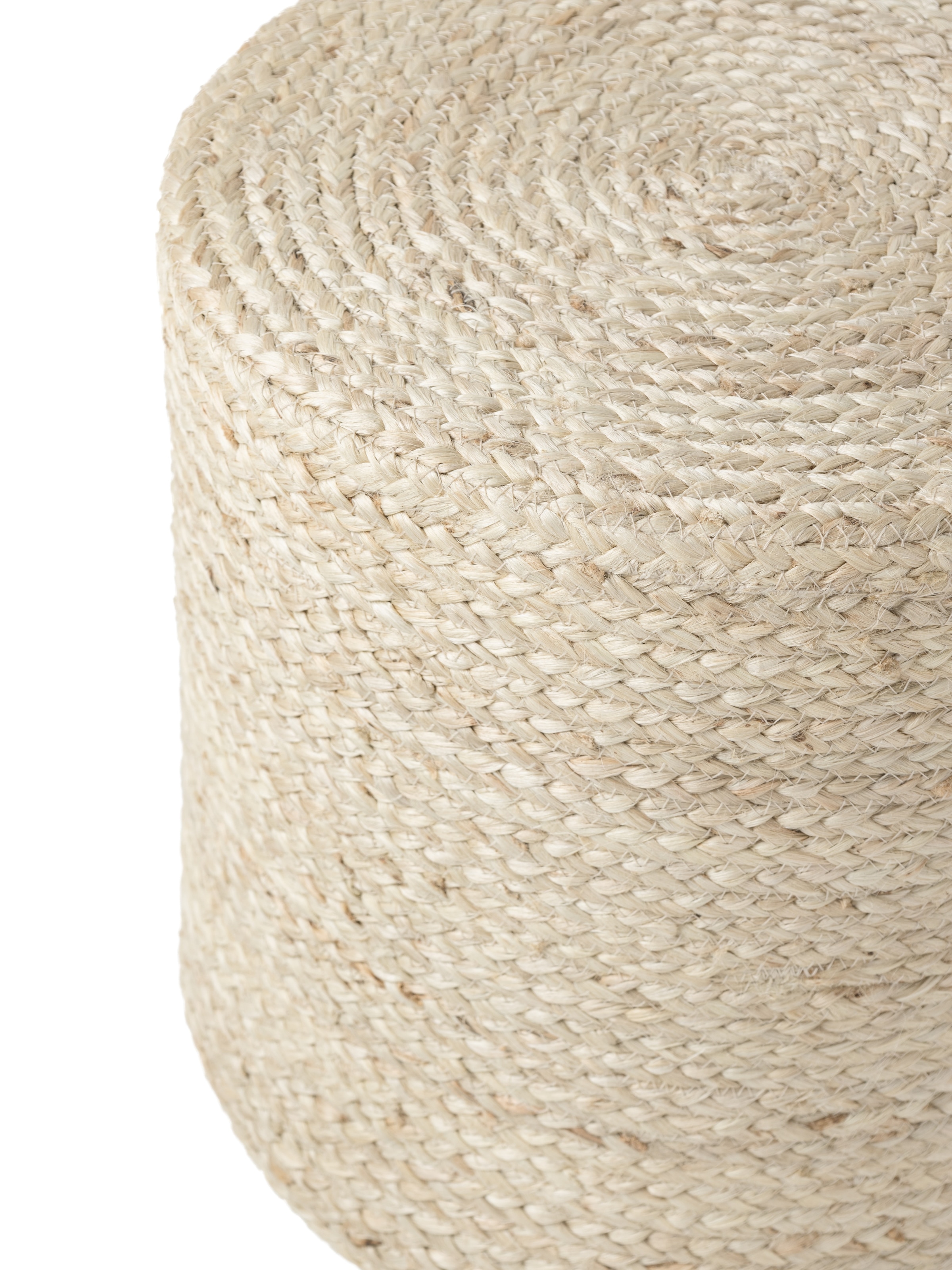 HANSE Home Pouf »Jutta, Jute«, (1 St.), Jute, Natur, Wohnzimmer, Esszimmer, Schlafzimmer, Flur, Modern, Boho