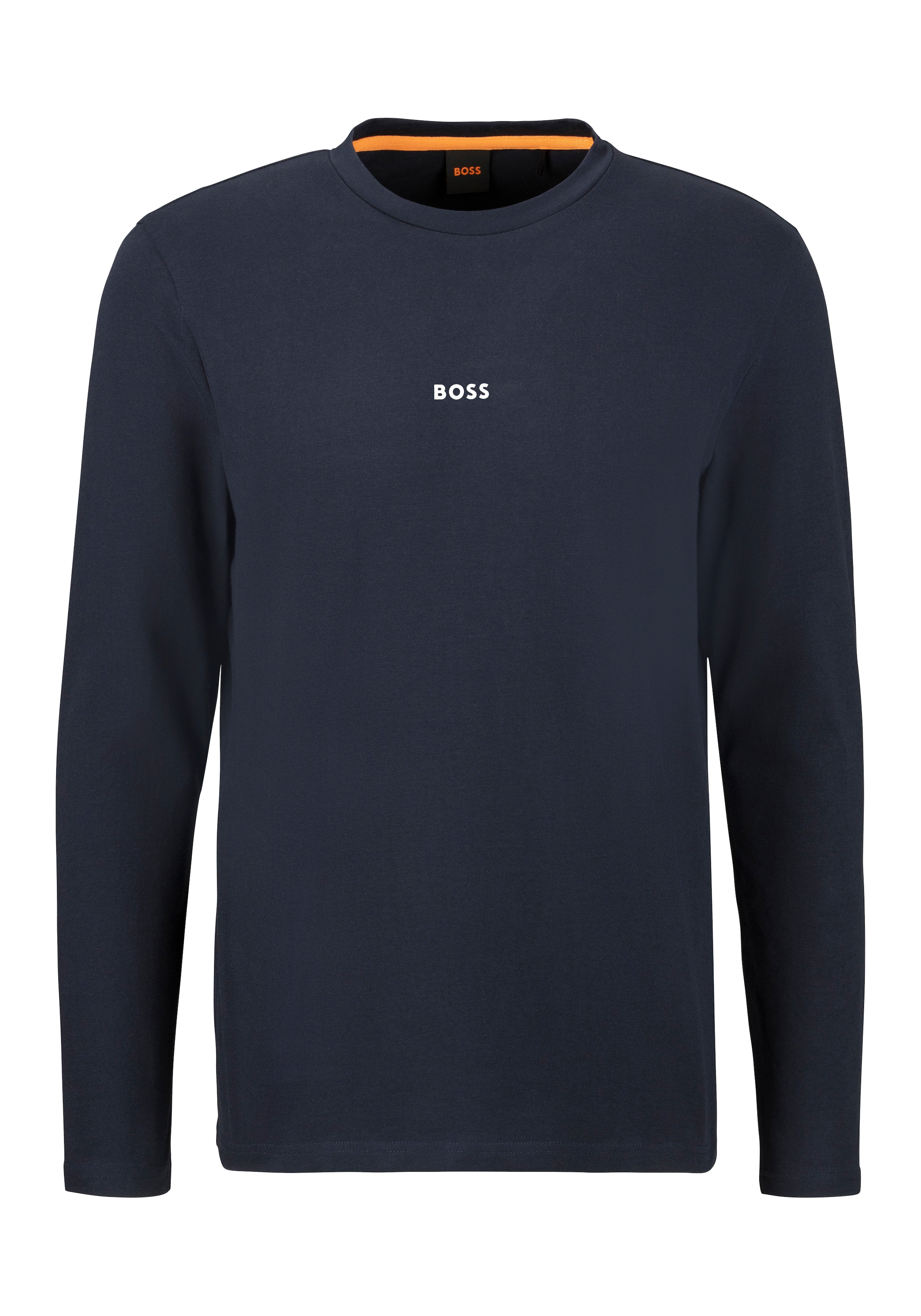 BOSS ORANGE Langarmshirt »TChark«, mit Logo-Schriftzug