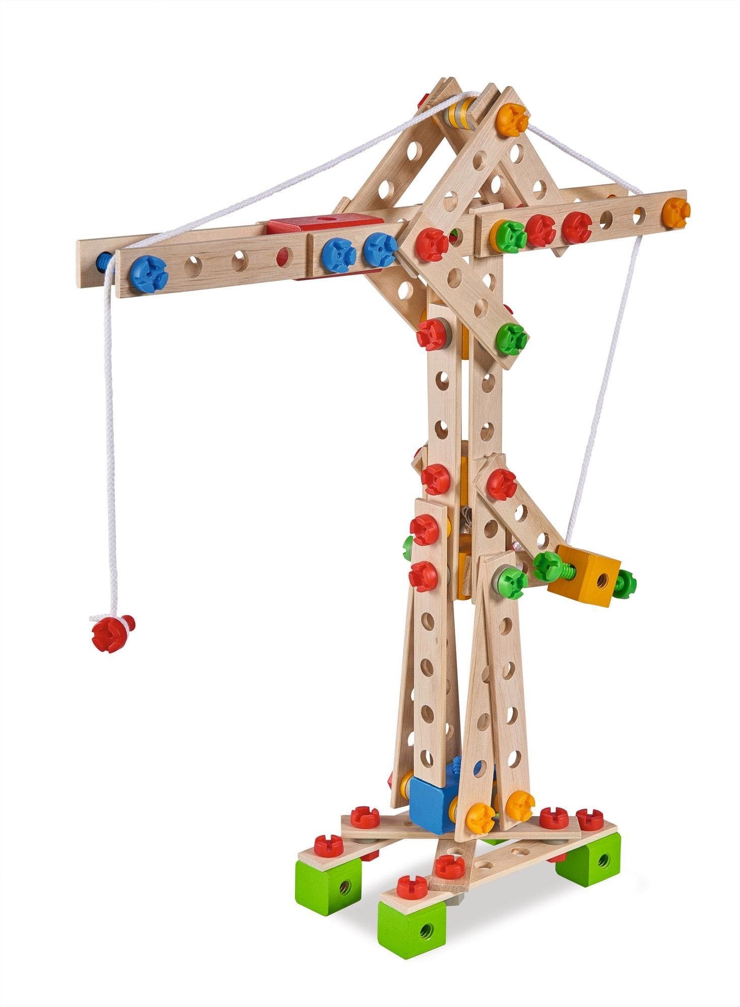 Eichhorn Konstruktionsspielsteine »Constructor Kran«, (170 St.), Made in Germany, FSC®- schützt Wald - weltweit