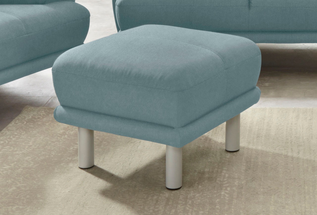 TRENDMANUFAKTUR Hocker »Cecilia II, modern und elegant, B/T 66/66cm« günstig online kaufen