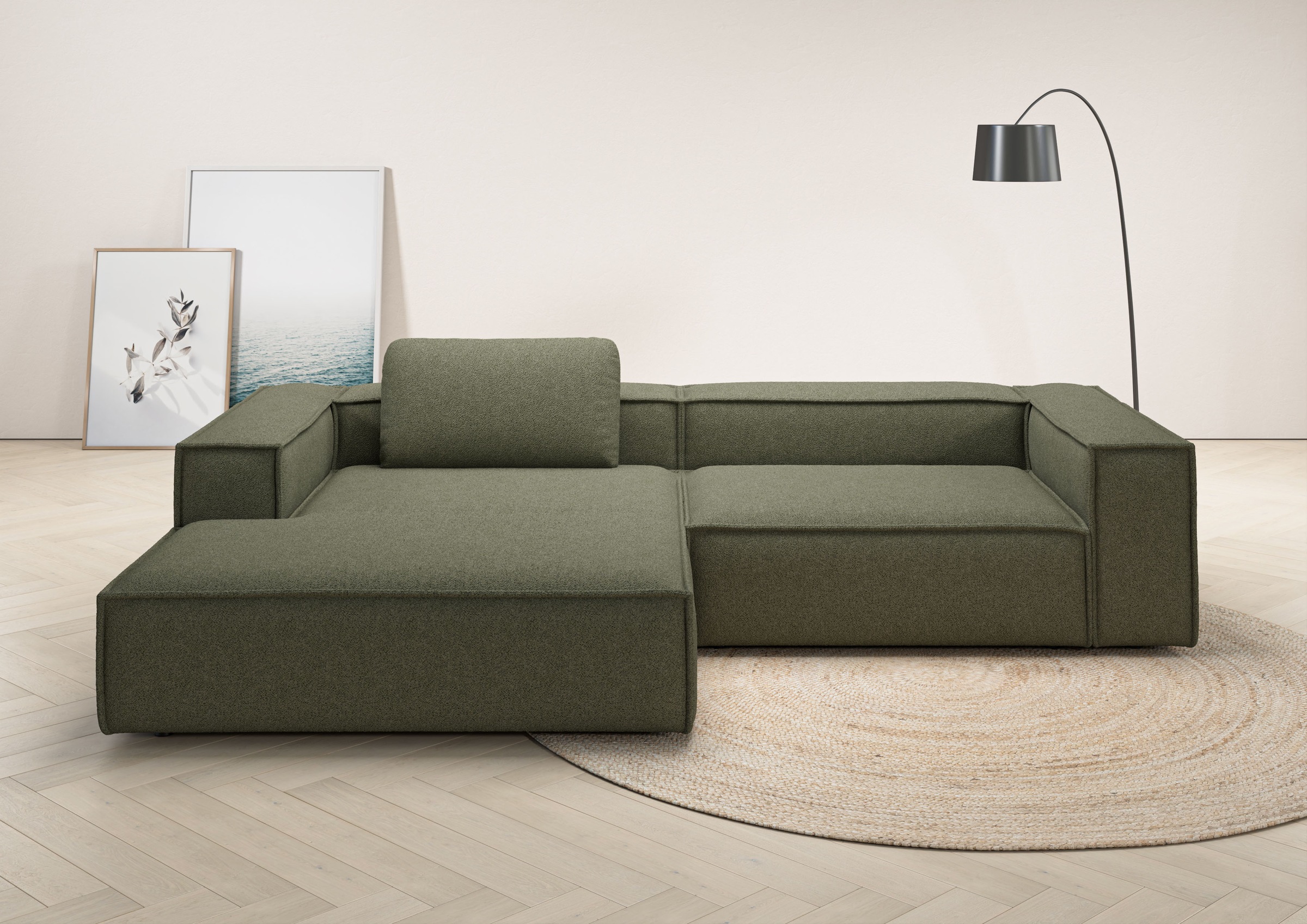 Places of Style Ecksofa »Watertown, modernes XXL L-Form, 306 cm breit«, Gro günstig online kaufen