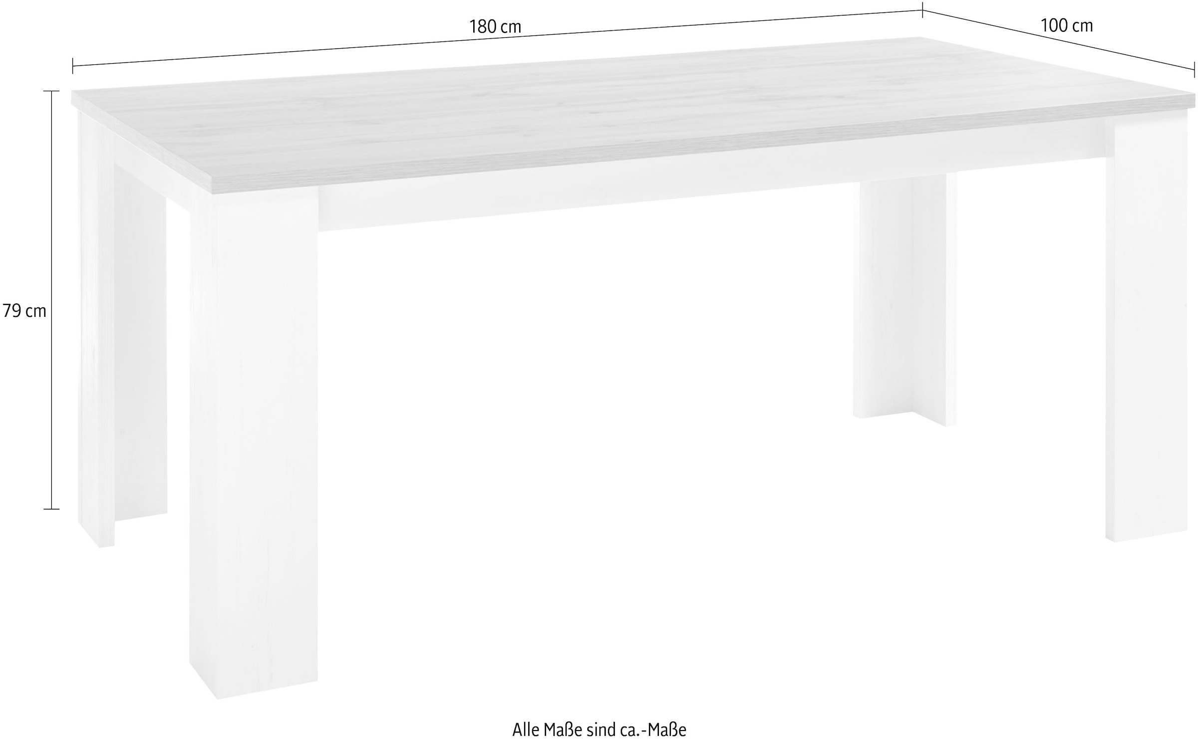4. Bild von Home affaire Esstisch »ORLANDO«, im romantischen Landhaus-Look