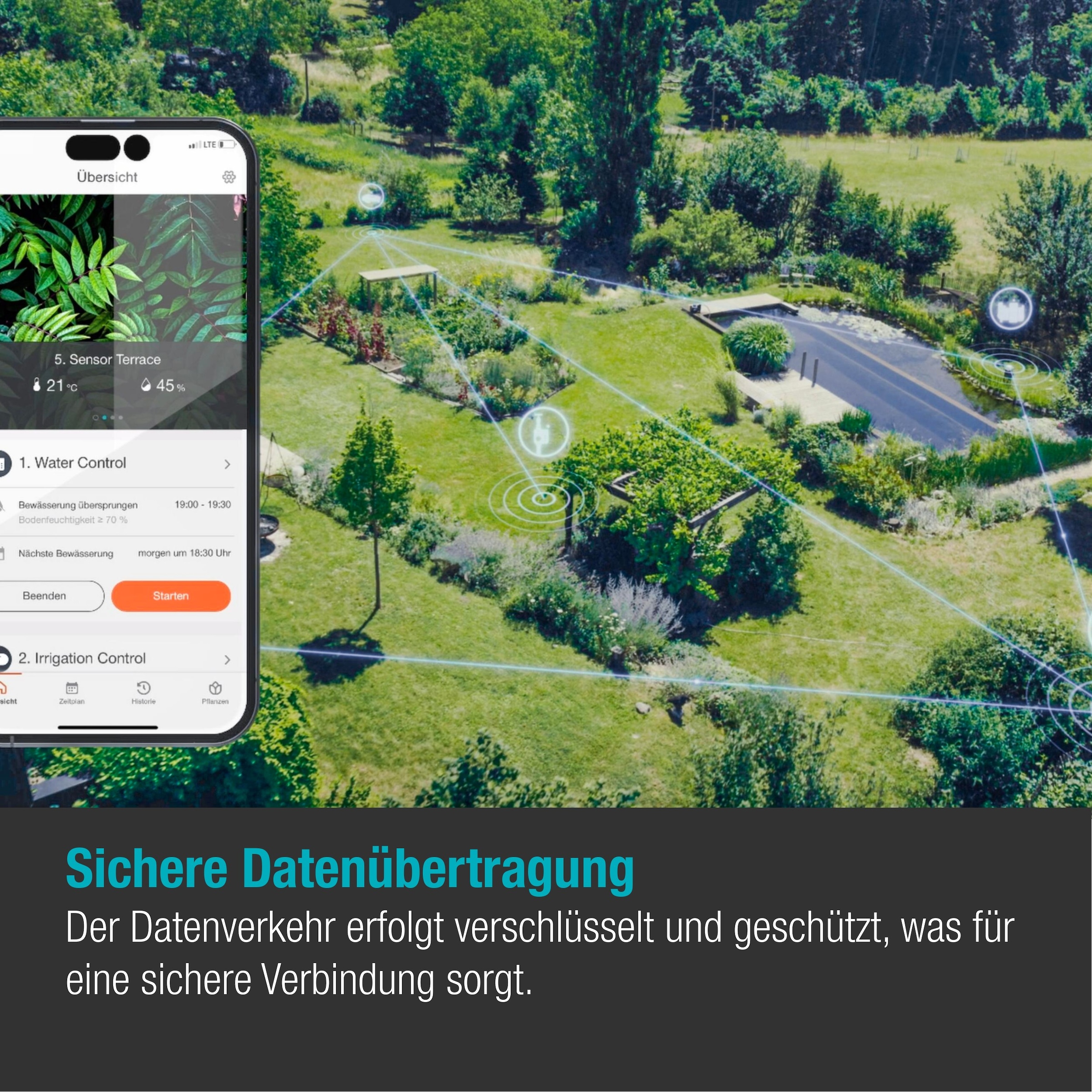 GARDENA Smart-Home-Station »smart Gateway«, Verbindungsgerät für smart Produkte, bequeme Steuerung per App