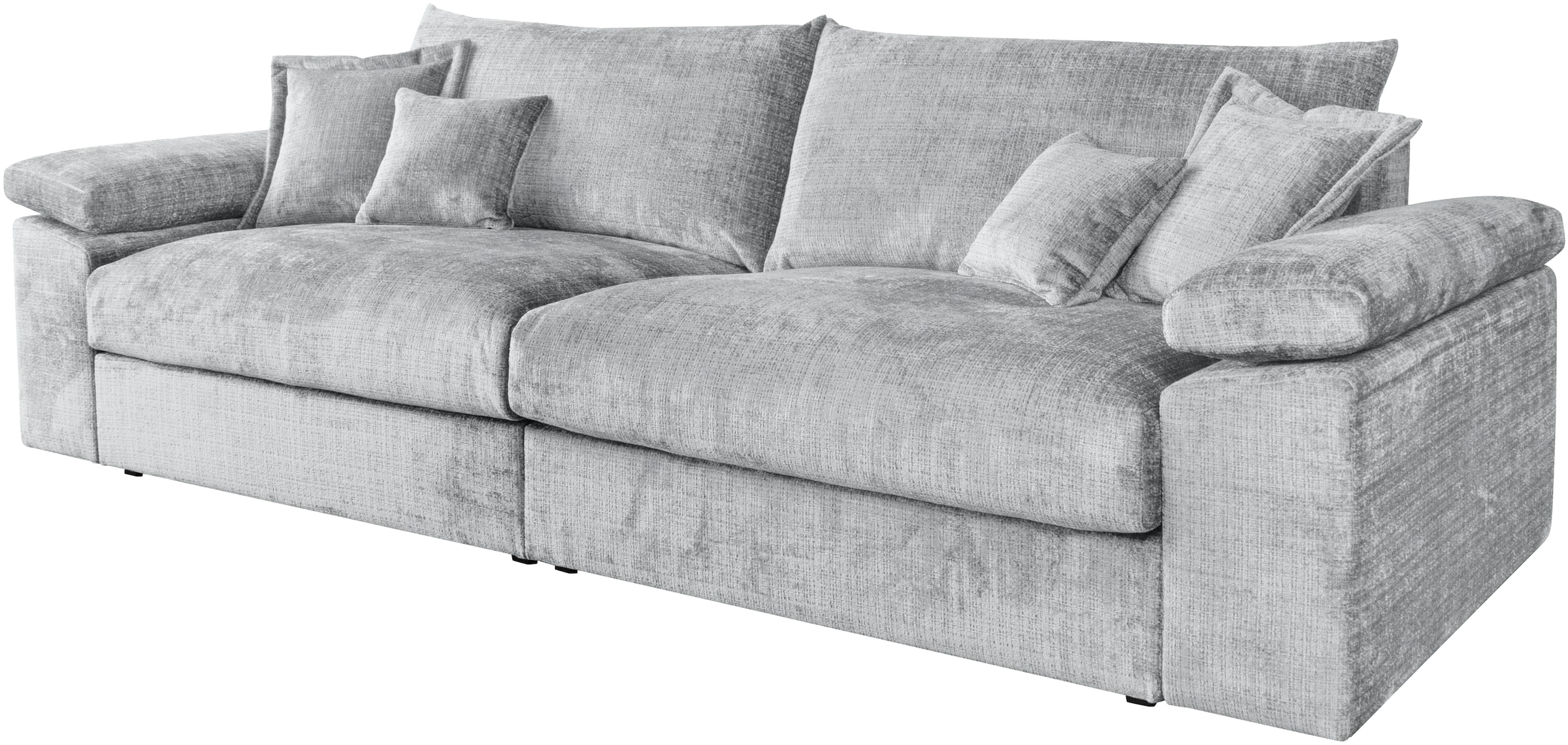 Home affaire Big-Sofa »Soft&Cosy XXL - Breite 303 cm«, Mega-Sofa, Cord oder Chenille-Struktur, Federkern-Polsterung