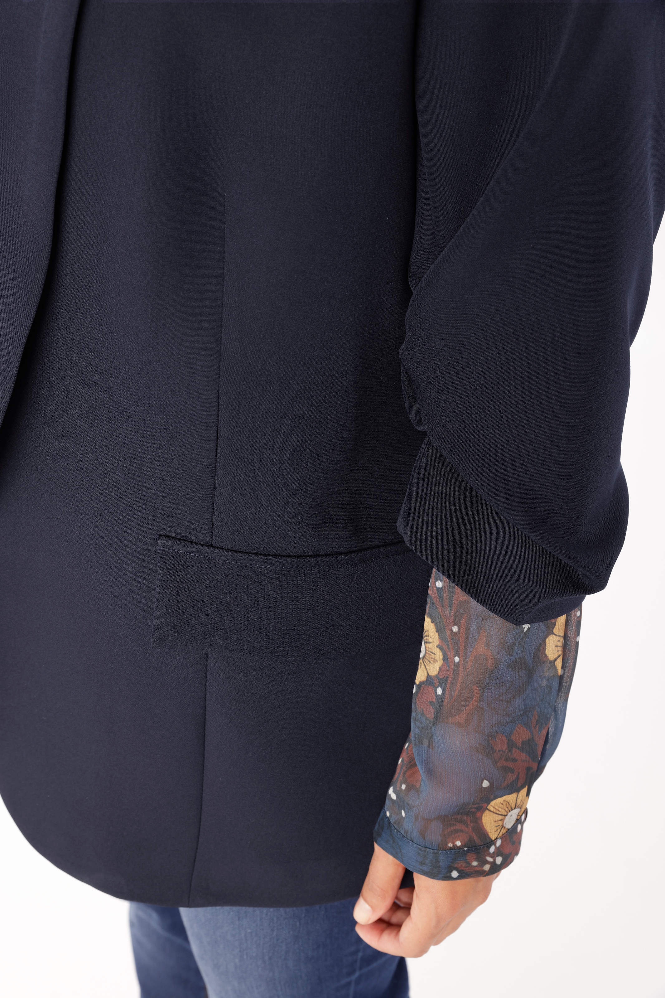 Aniston PLUS Longblazer mit 3/4 langen, gerafften Ärmeln - NEUE KOLLEKTION