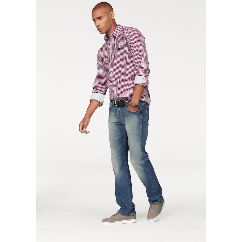 Rhode Island Stretch-Jeans »Reed«, in used Optik